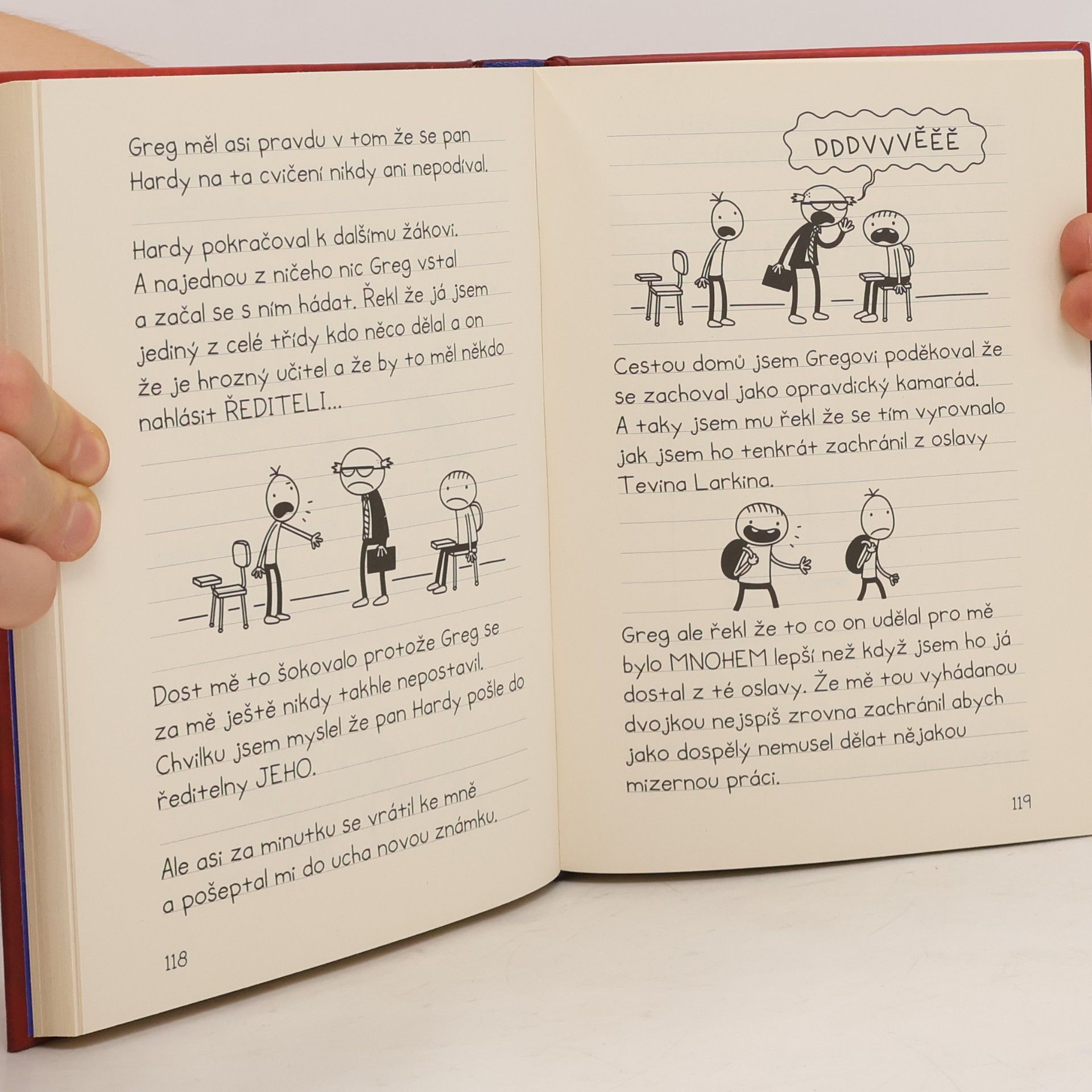 Jeff Kinney Deník báječného kamaráda. Píše Rowley Jefferson