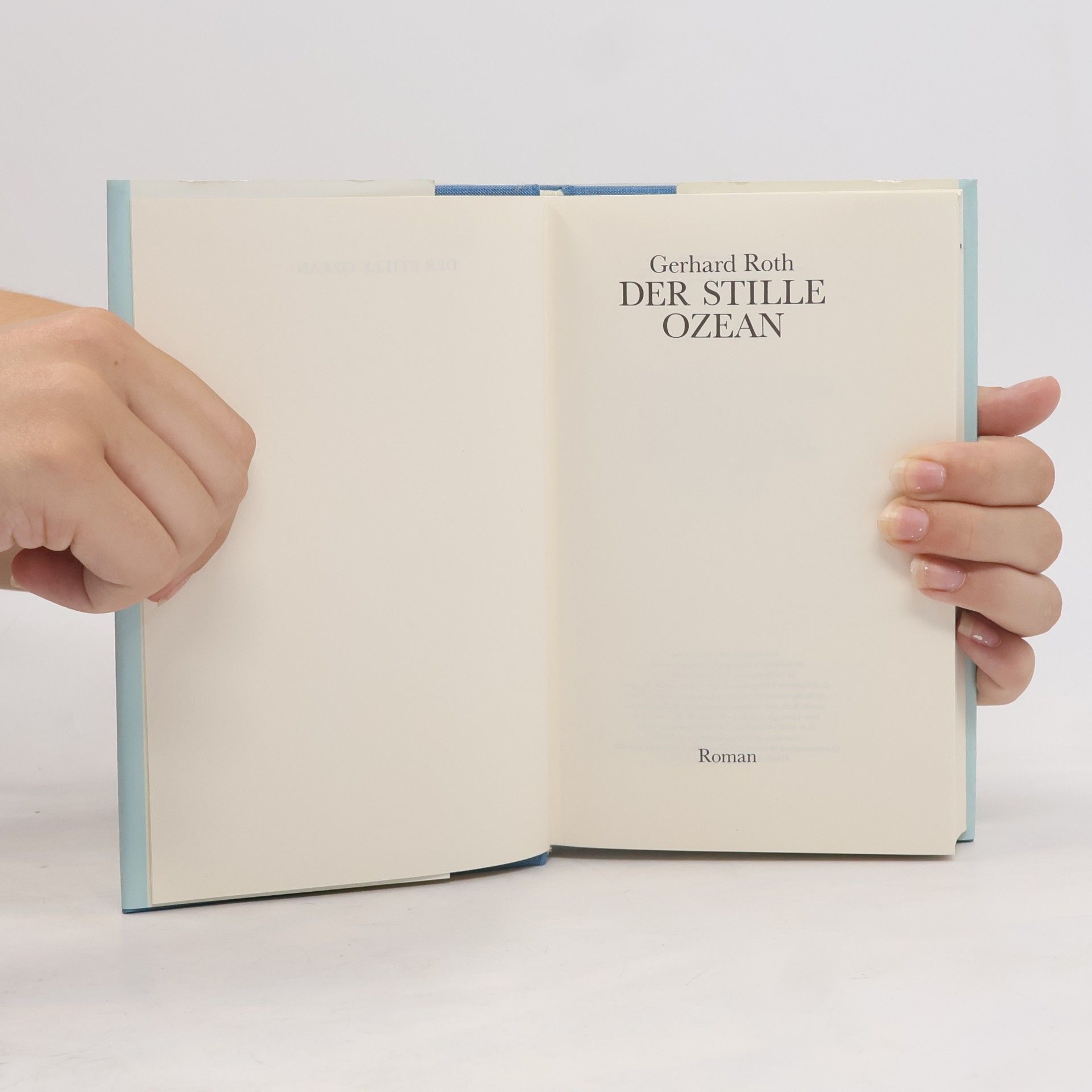 Gerhard Roth Der Stille Ozean