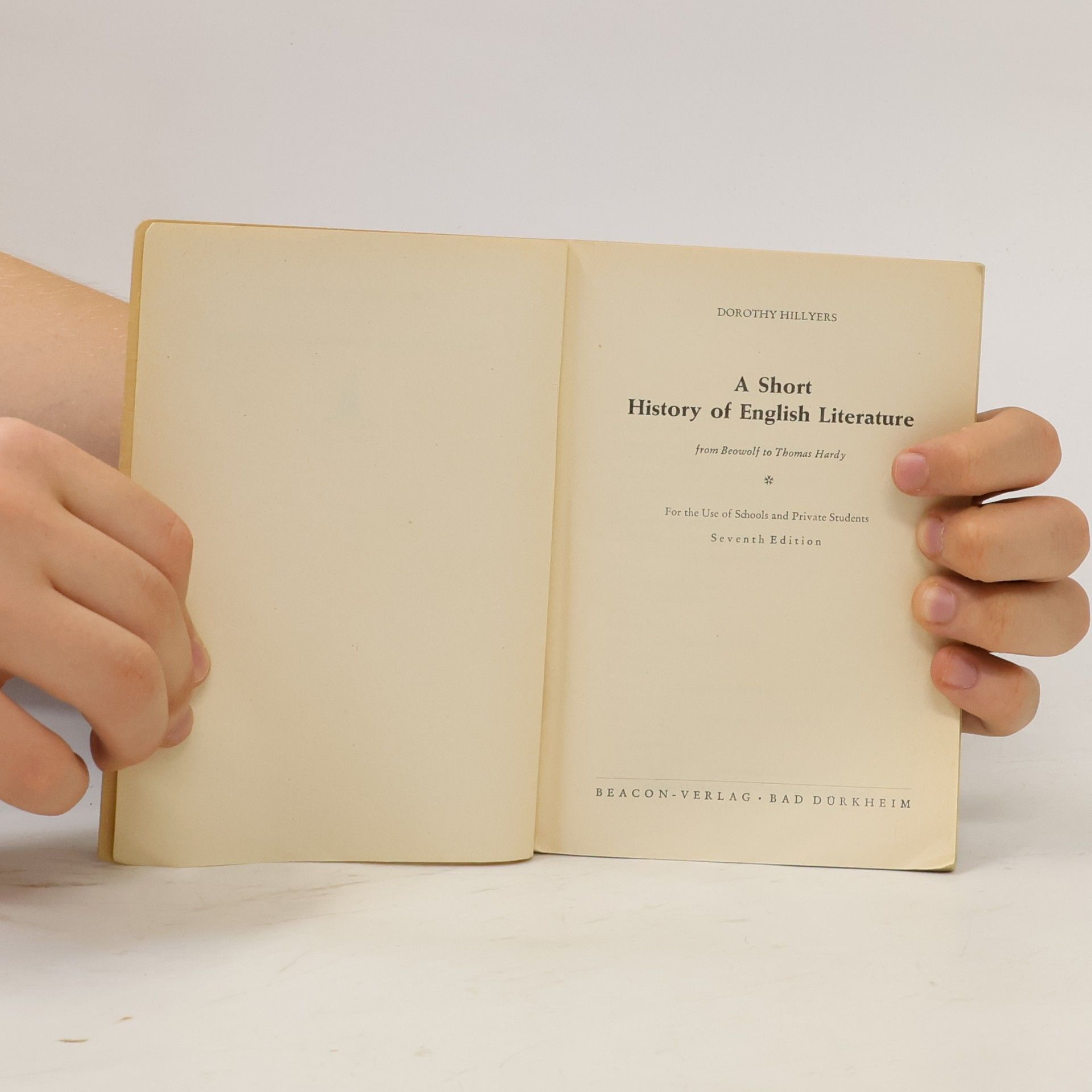 Autorenkollektiv A Short History of English Literature