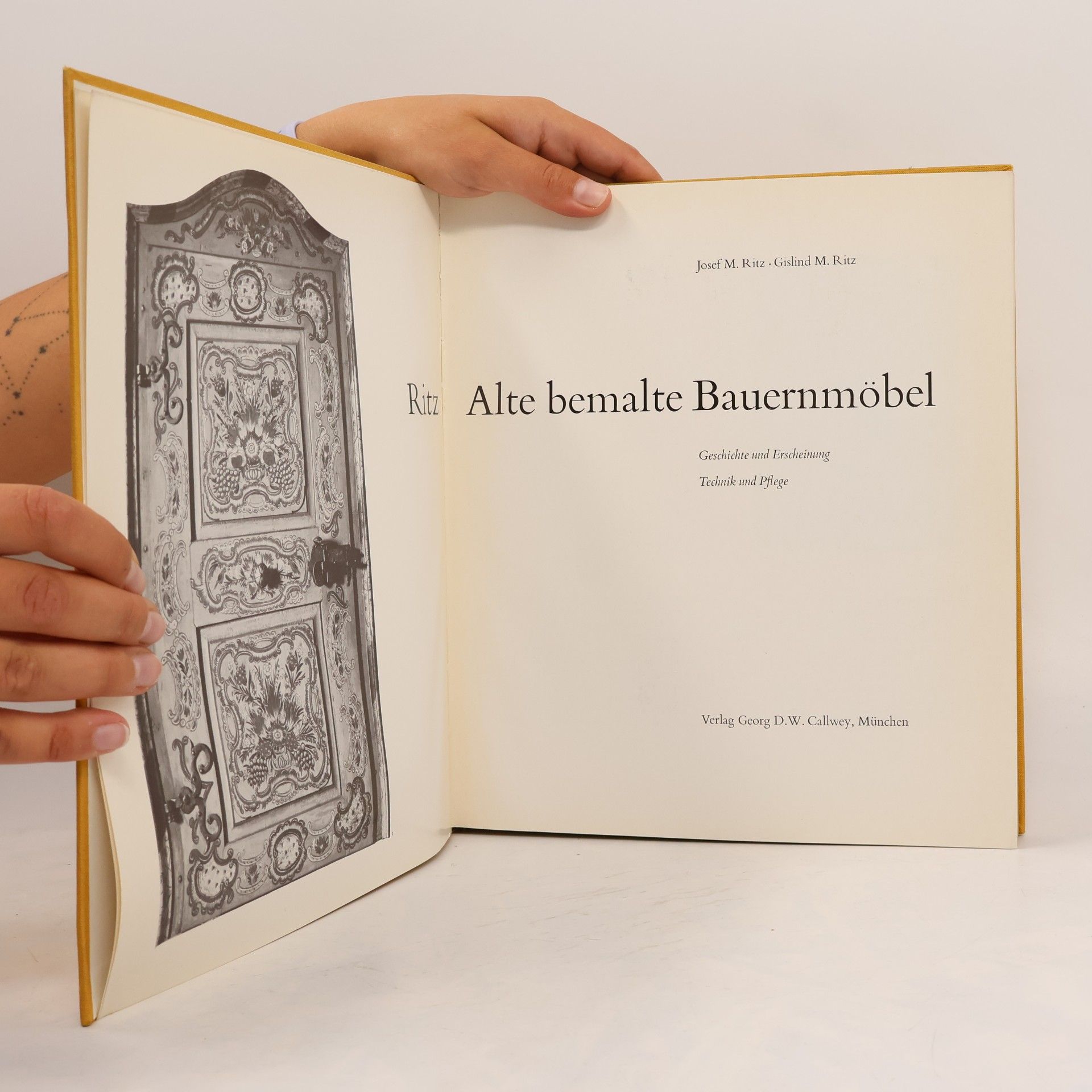 Josef M. Ritz Alte bemalte Bauernmöbel