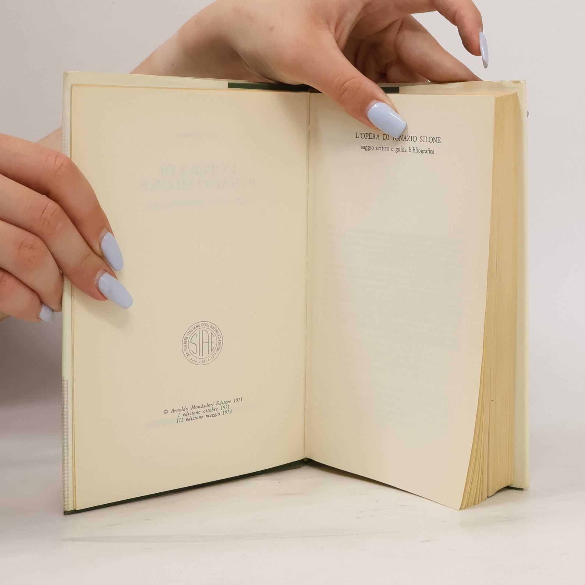 Luce D. Eramo L'opera di Ignazio Silone: Saggio critico e guida bibliografica