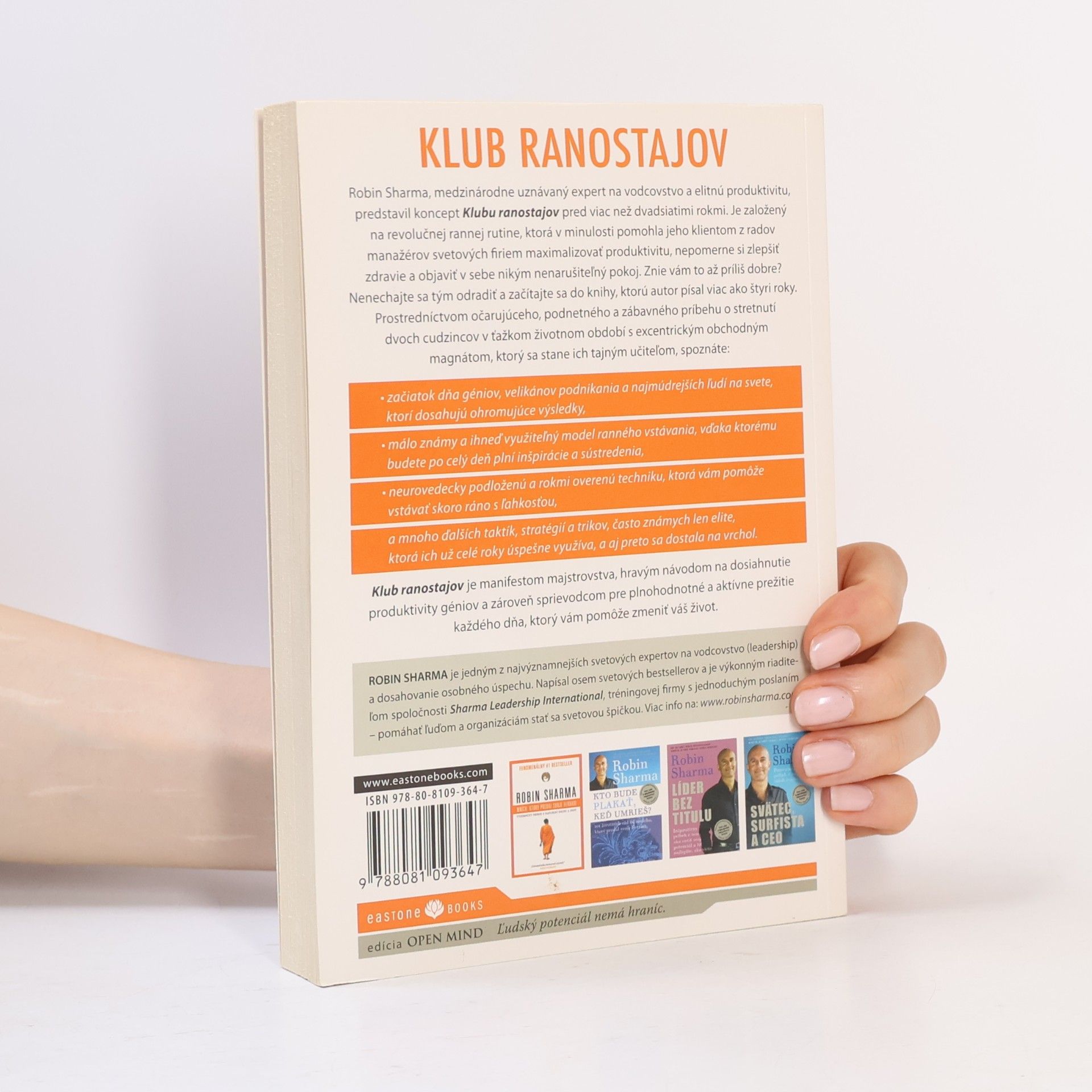 Robin Sharma Klub ranostajov