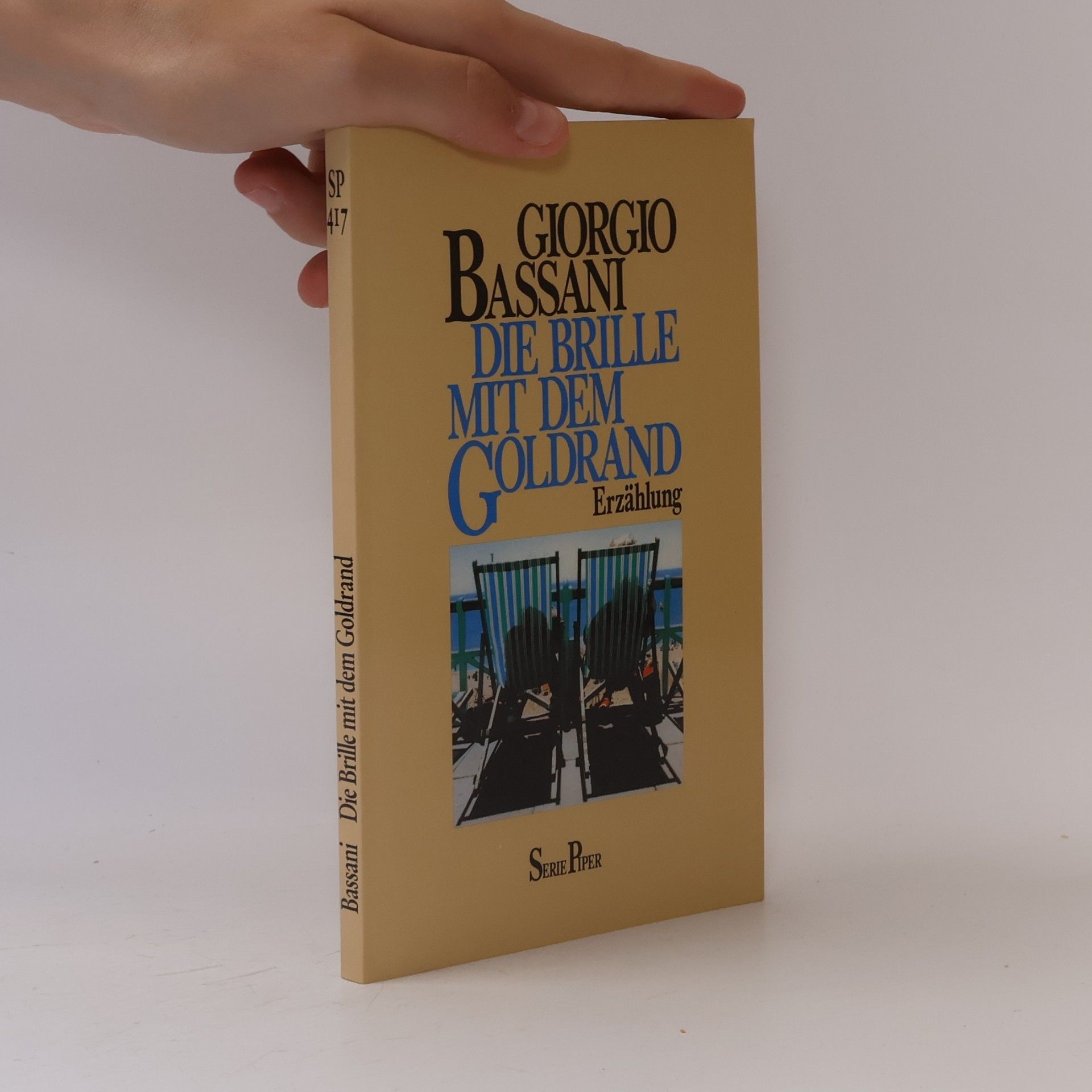 Giorgio Bassani Die Brille mit dem Goldrand