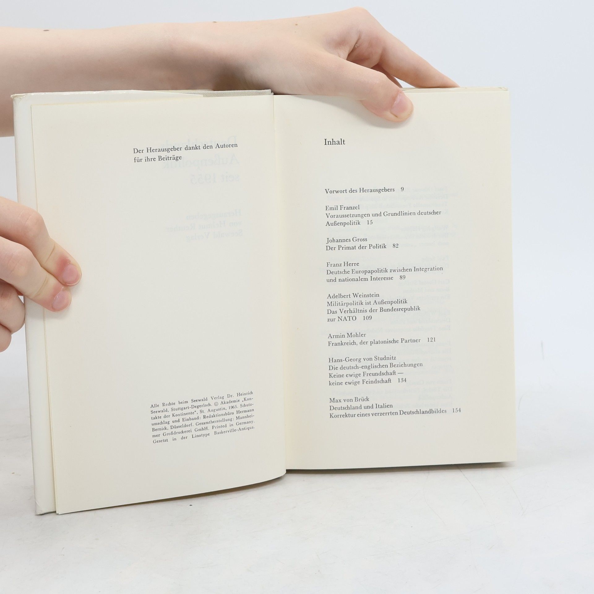 Autorenkollektiv Deutschlands aussen politik seit 1955