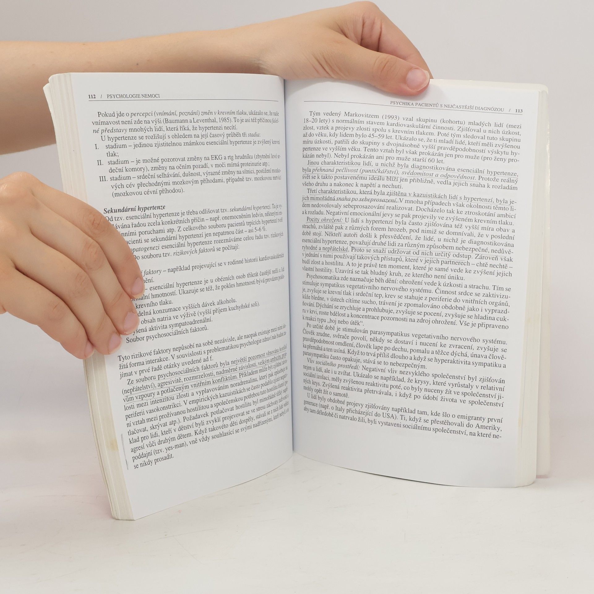 Jaro Křivohlavý Psychologie nemoci