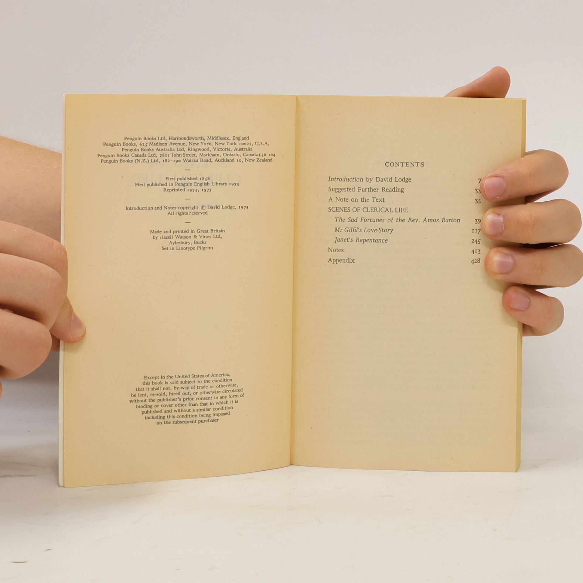 George Eliot Scenes of clerical life