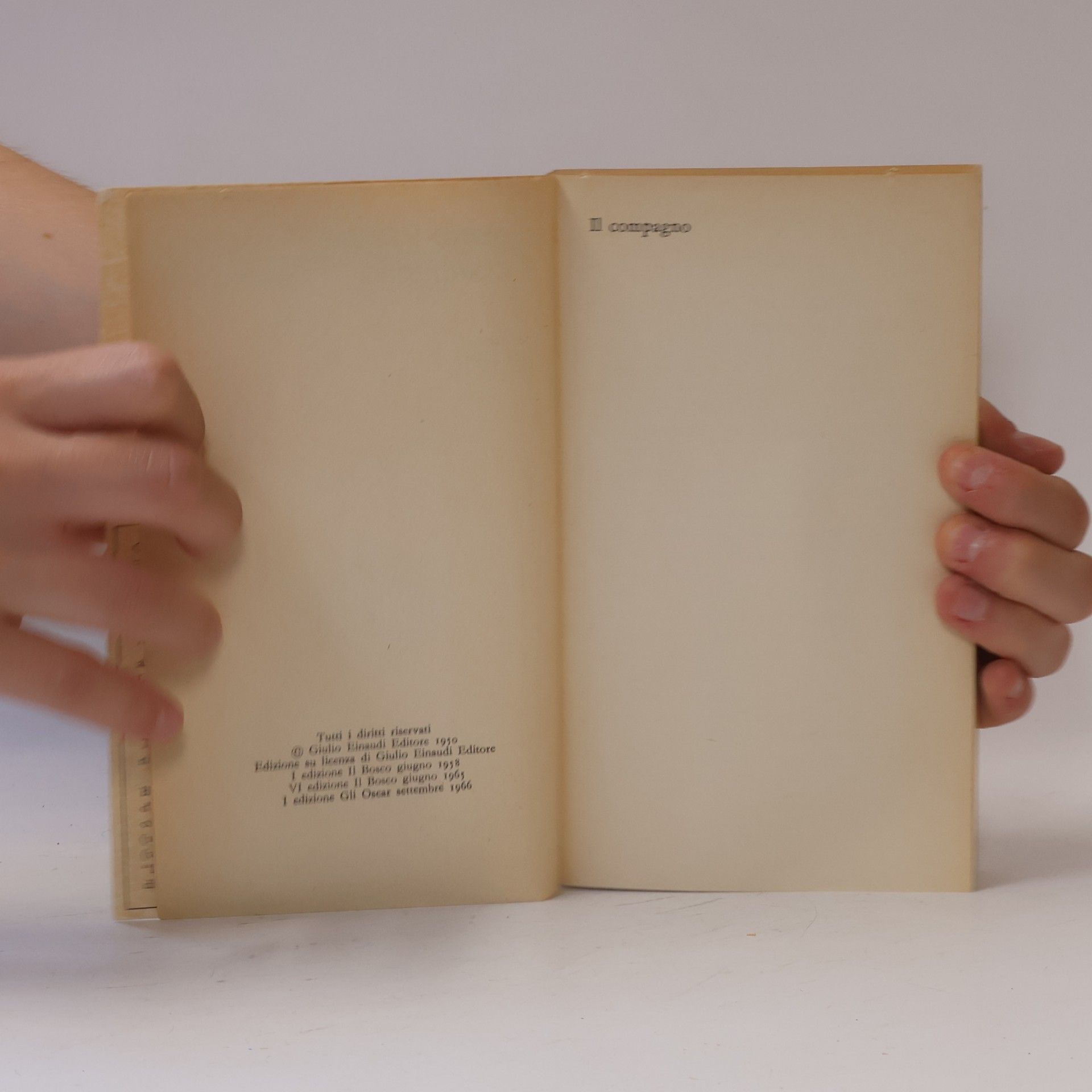 Cesare Pavese Il Compagno