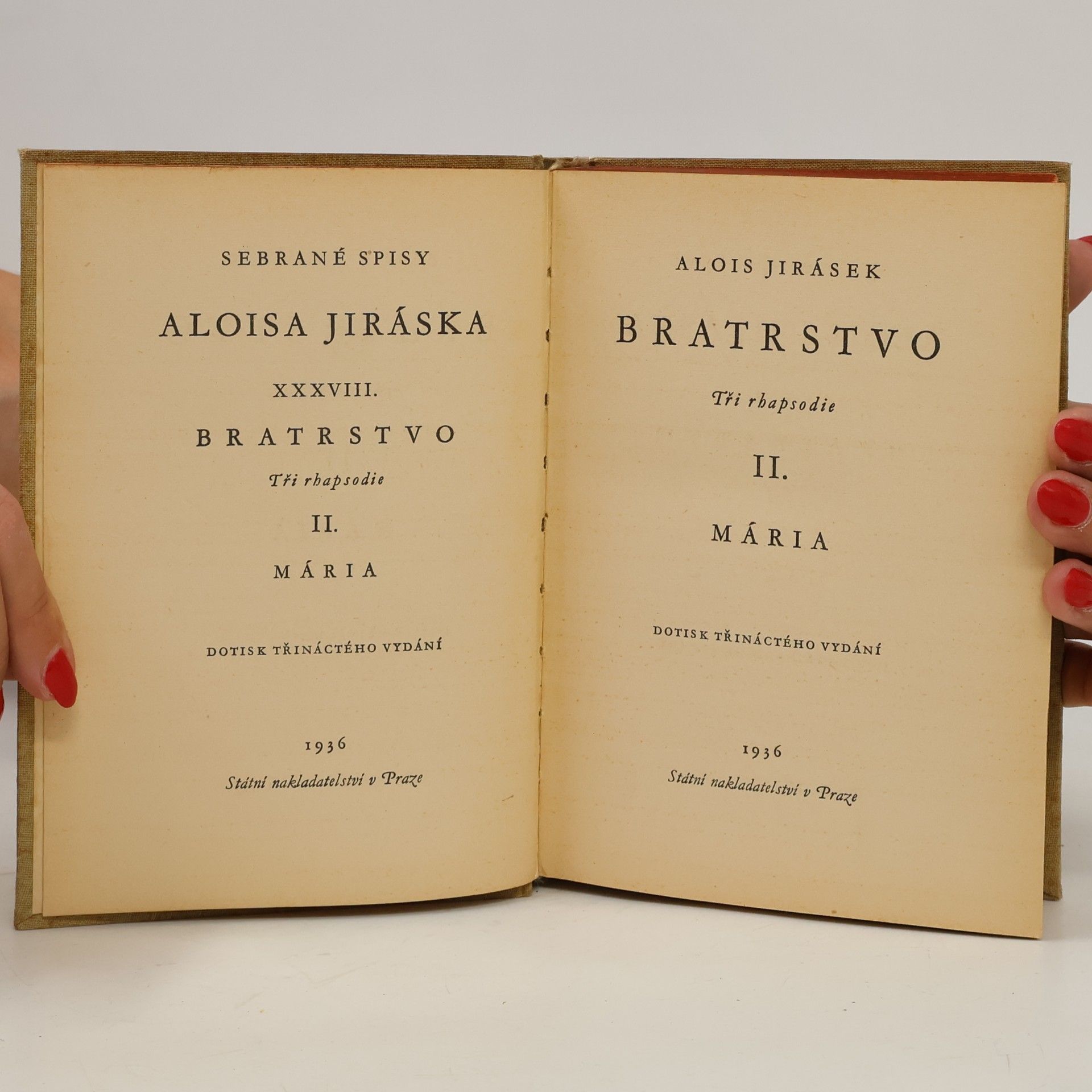 Alois Jirásek Bratrstvo II