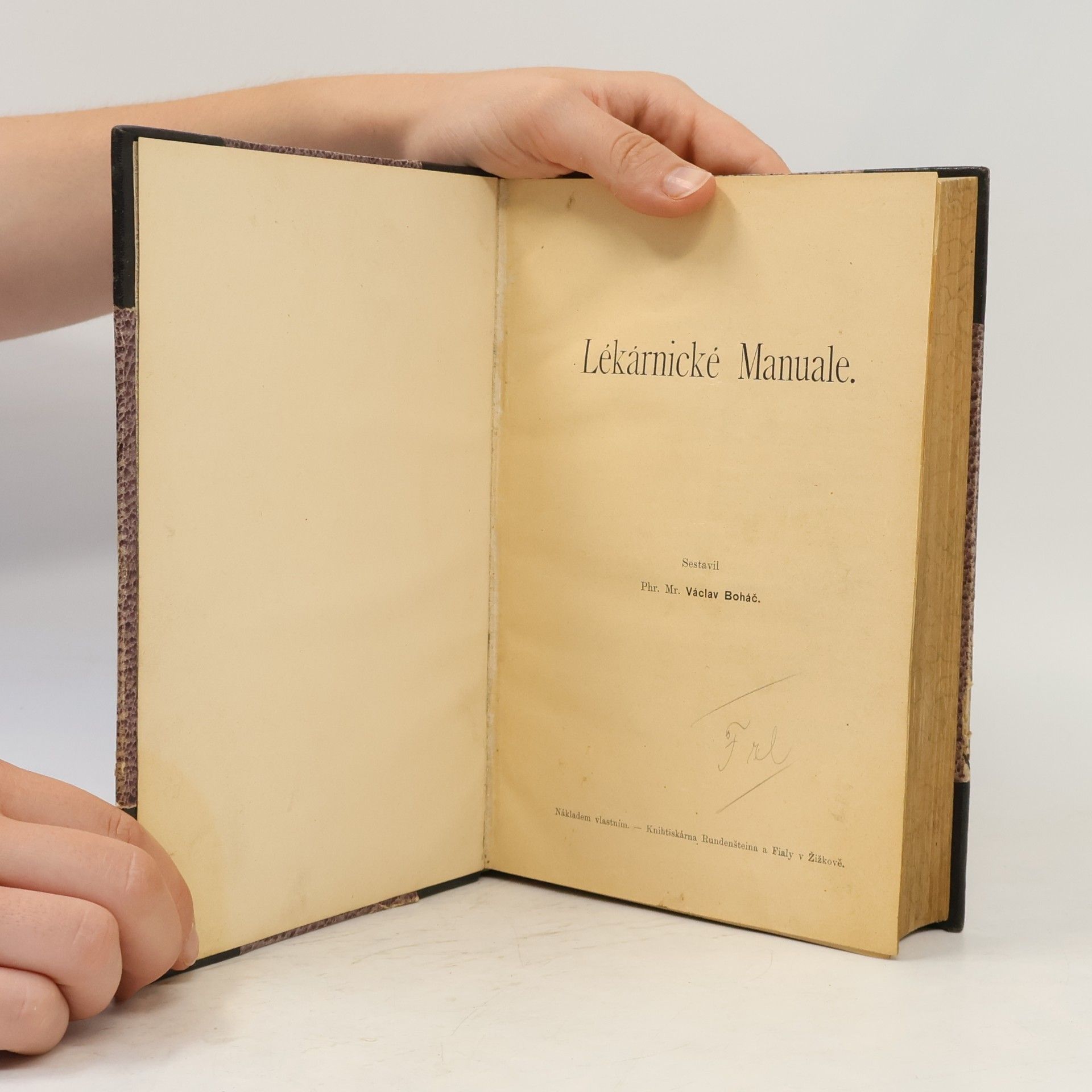Václav Boháč Lékarnické manuale