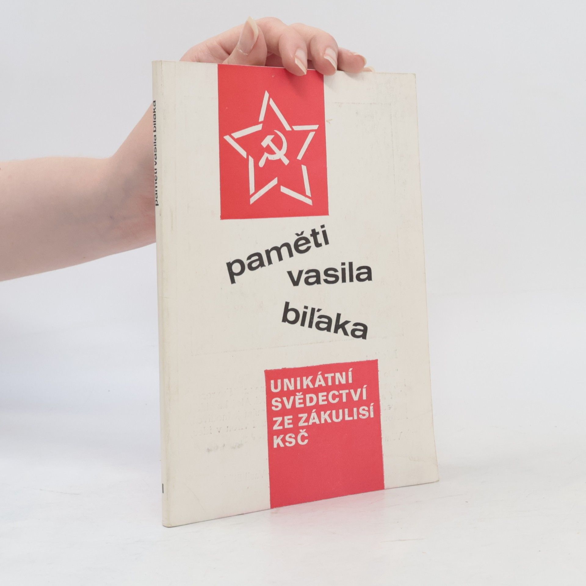Jindřich Bílovský Paměti Vasila Biľaka. I.