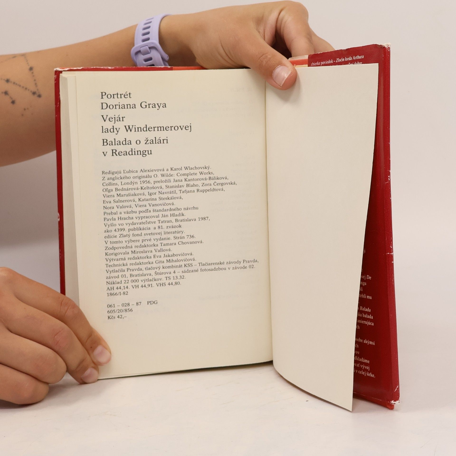 Oscar Wilde Portrét Doriana Graya. Vejár lady Windermerovej. Balada o žalári v Readingu