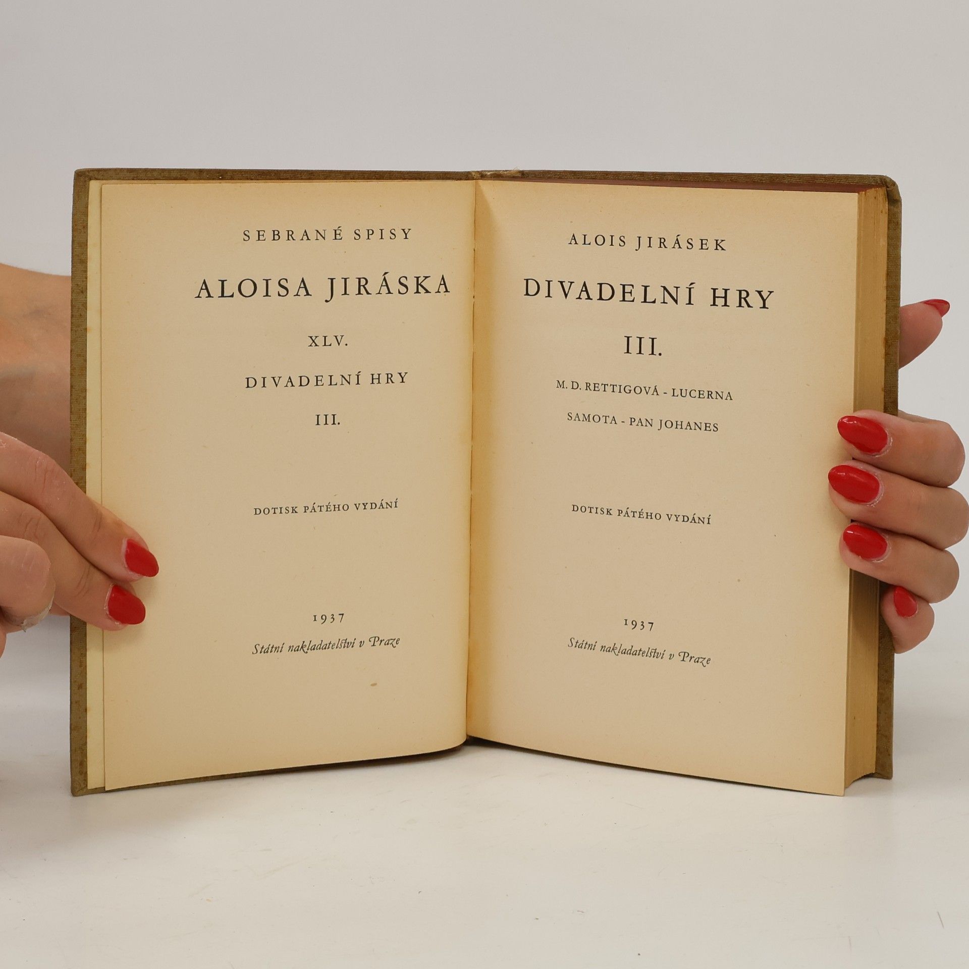 Alois Jirásek Divadelní hry III