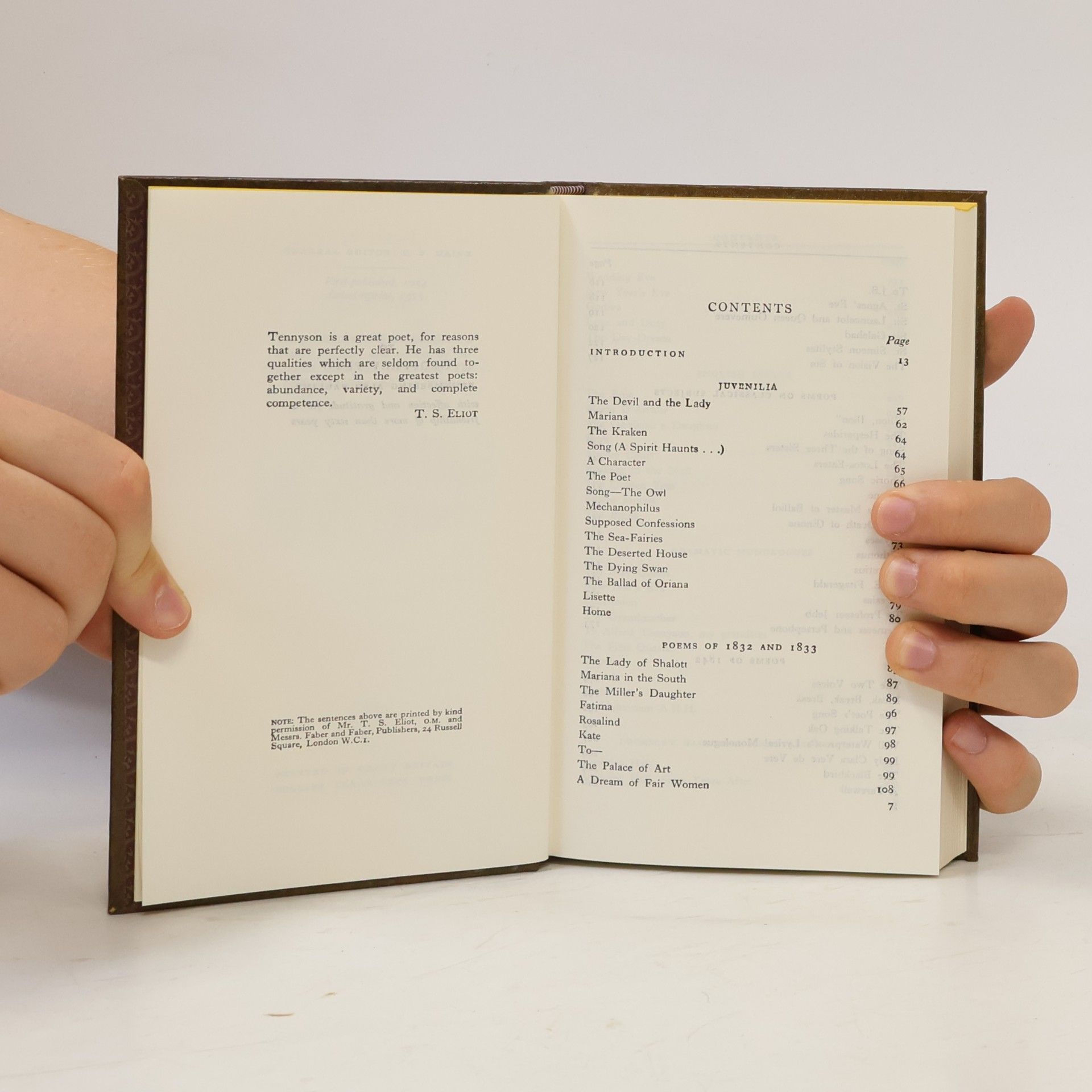 Charles Tennyson Poems of Alfred Lord Tennyson