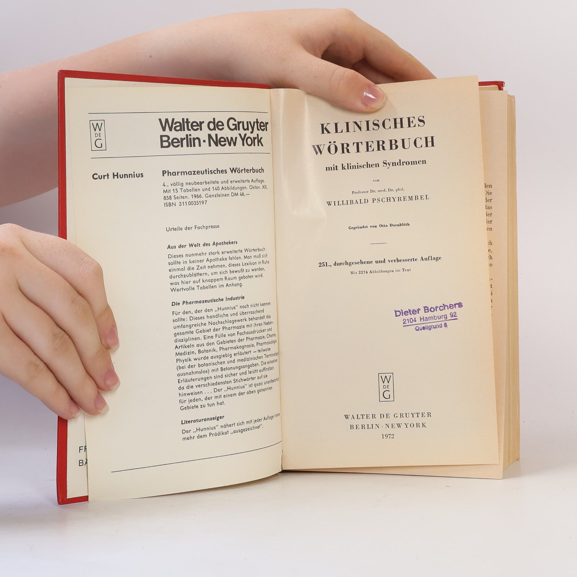 Autorenkollektiv Pschyrembel Klinisches Wörterbuch