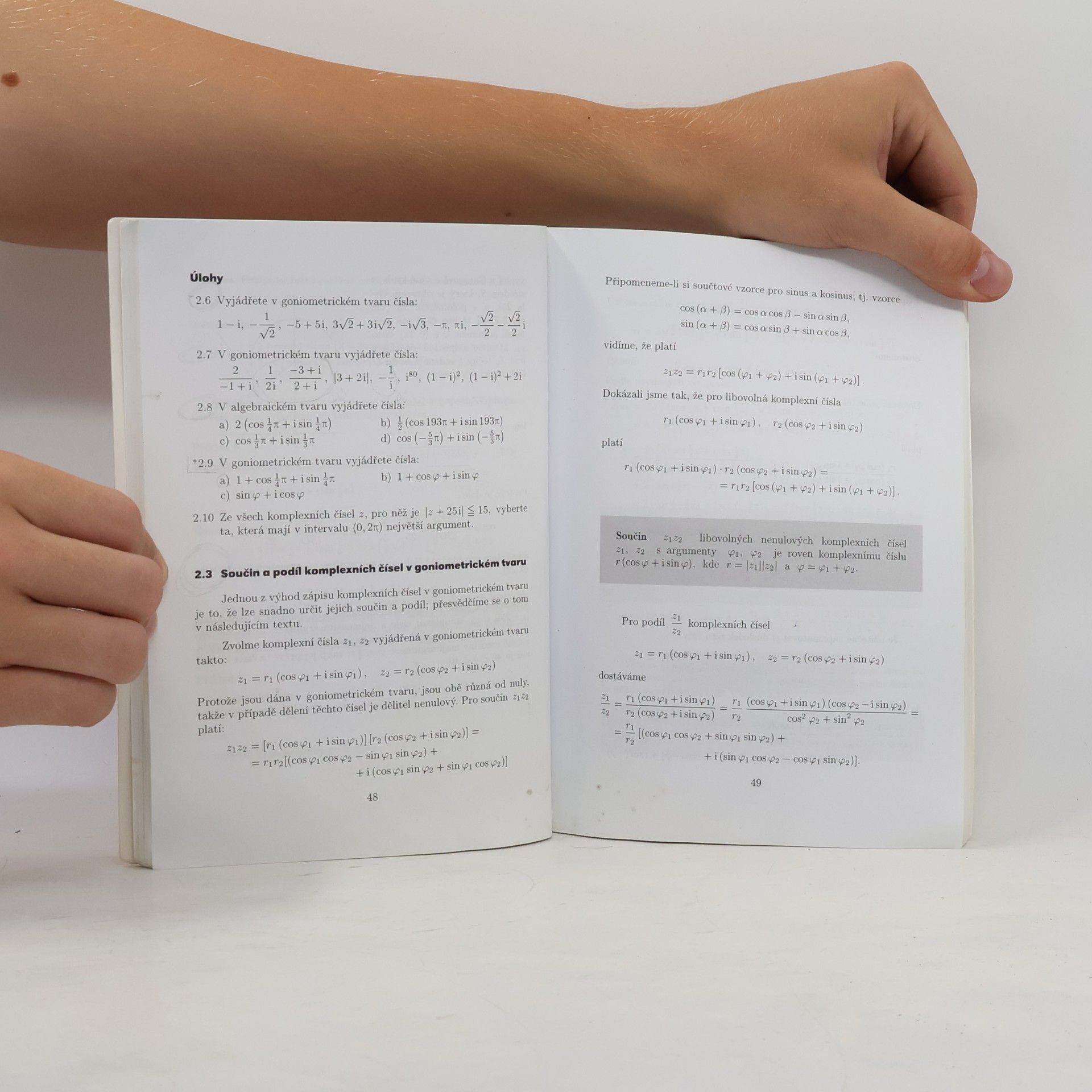 Emil Calda Matematika pro gymnázia. Komplexní čísla
