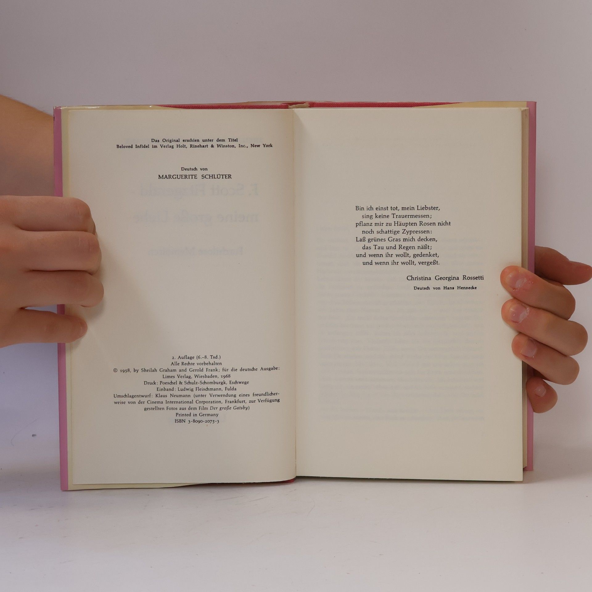 Sheilah Graham F. Scott Fitzgerald, meine große Liebe