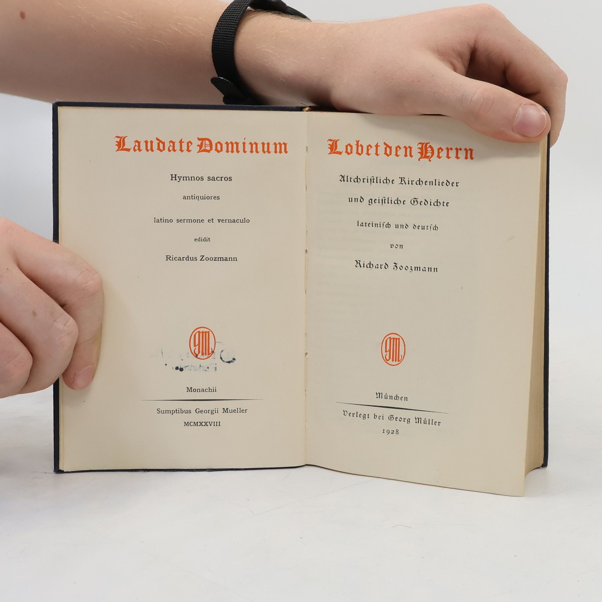 Richard Zoozmann Laudate Dominum