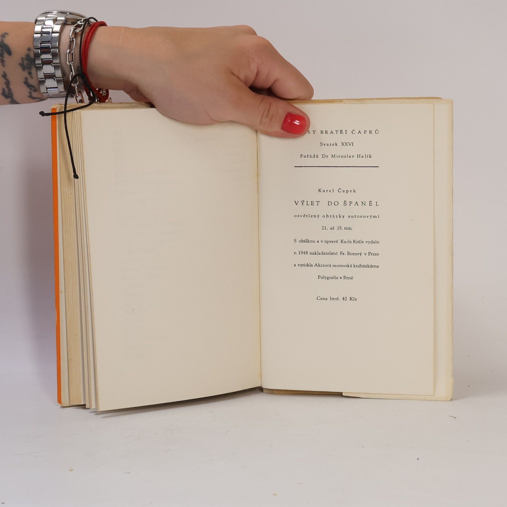 Karel Čapek Výlet do Španěl