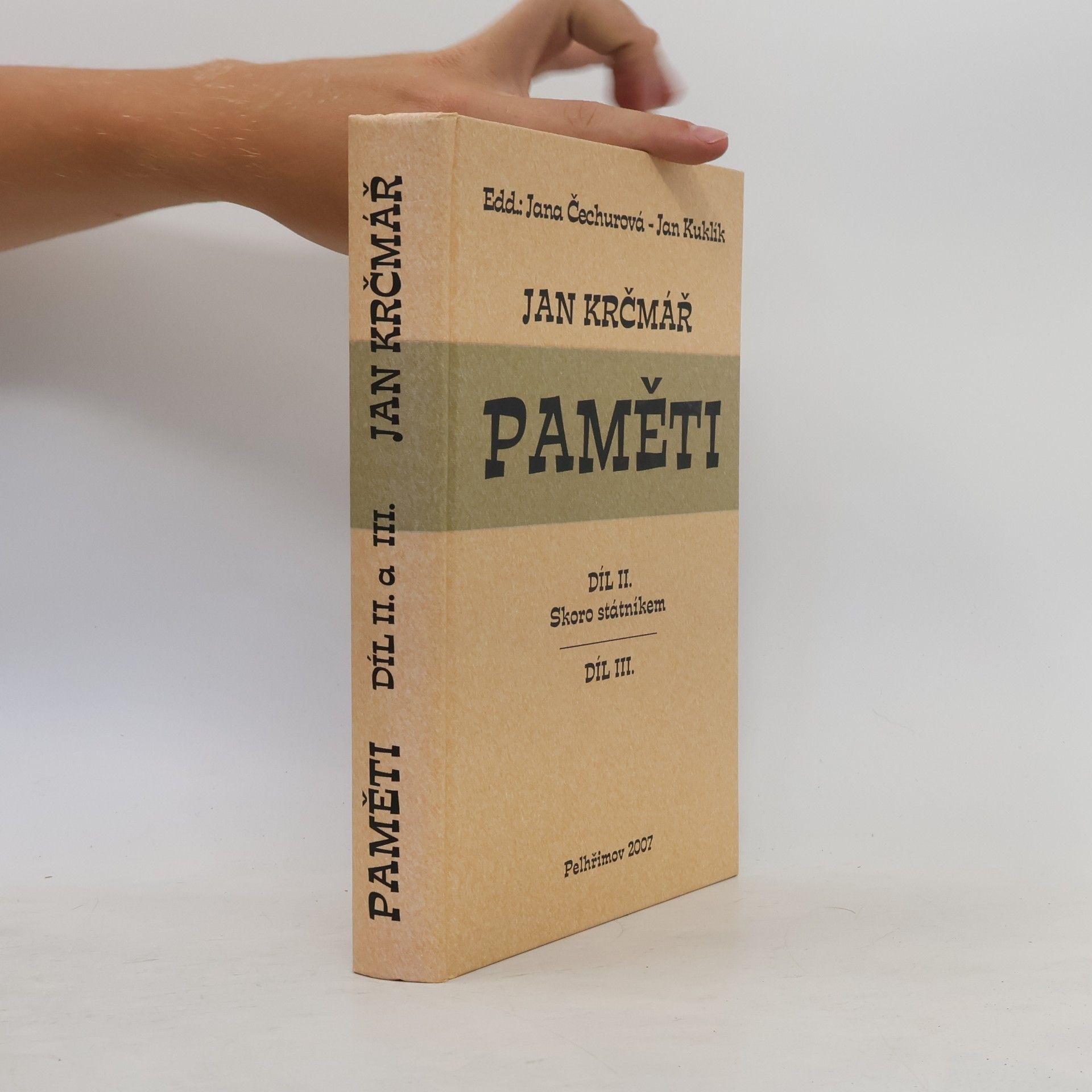 Jan Kuklík ml. Jan Krčmář: Paměti – díl II. a III.