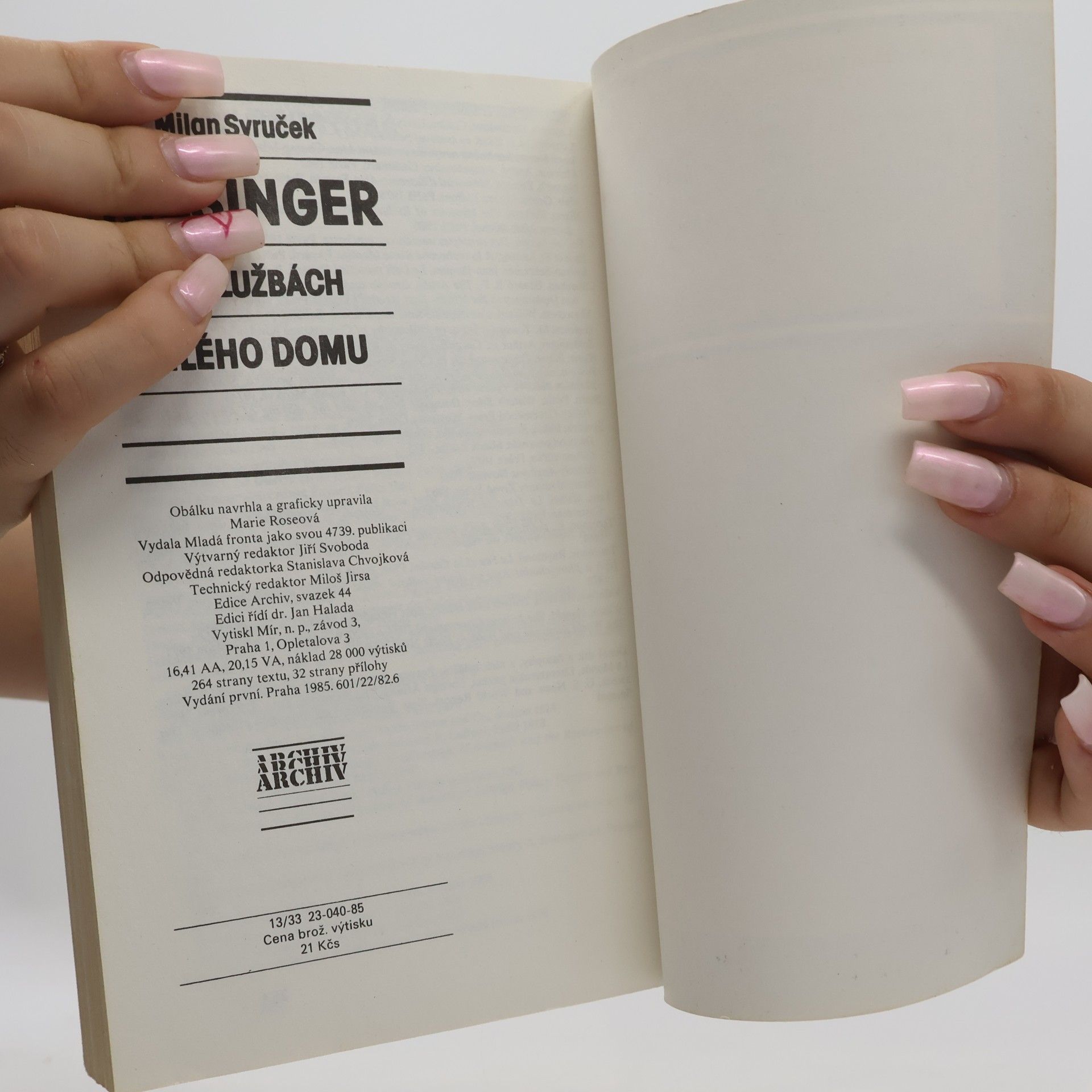 Milan Syruček Kissinger ve službách Bílého domu