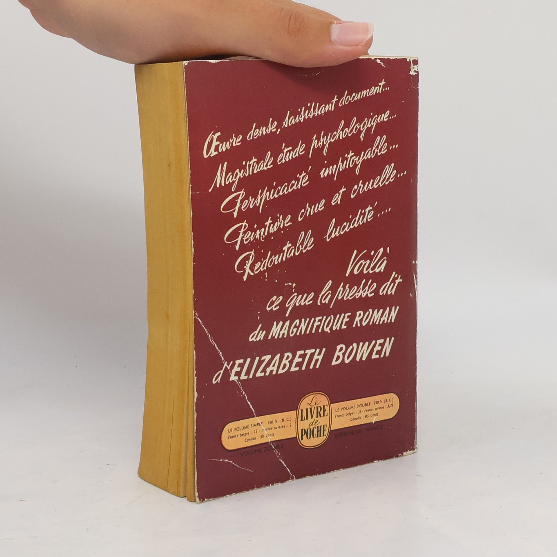 Elizabeth Bowen Le Coeurs Détruits