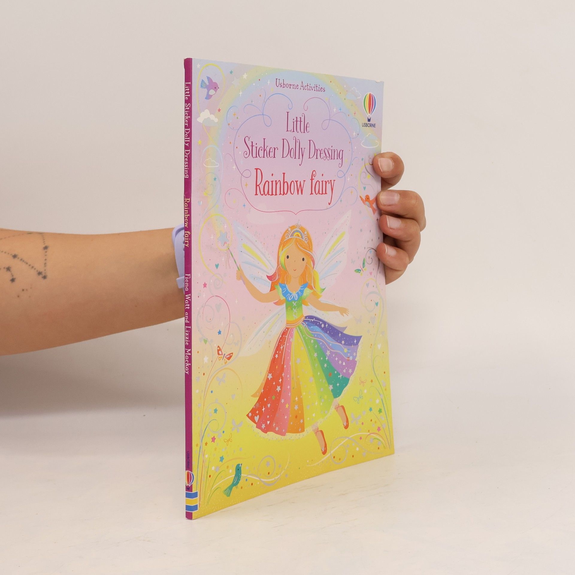 Fiona Watt Little Sticker Dolly Dressing Rainbow Fairy