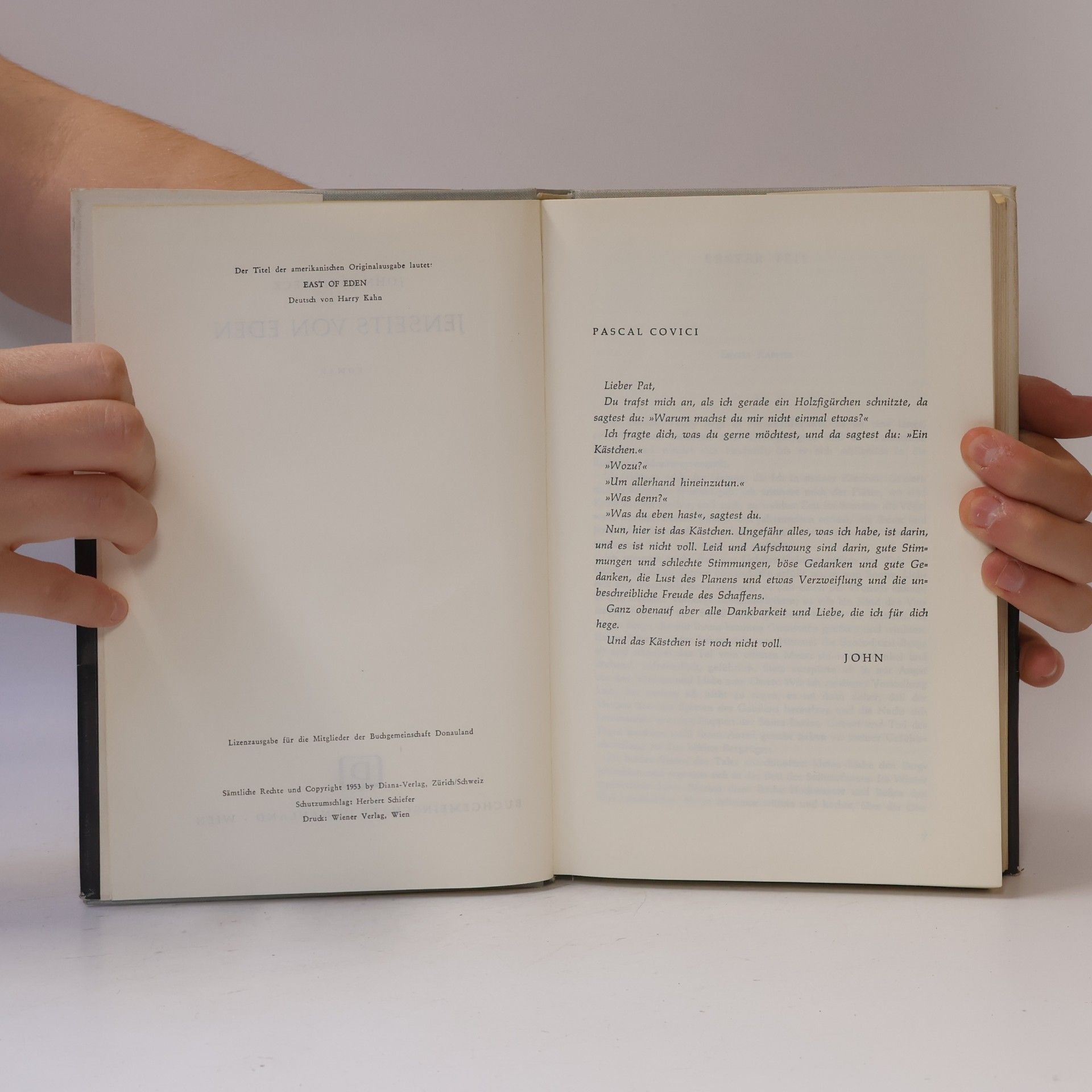 John Steinbeck Jenseits von Eden