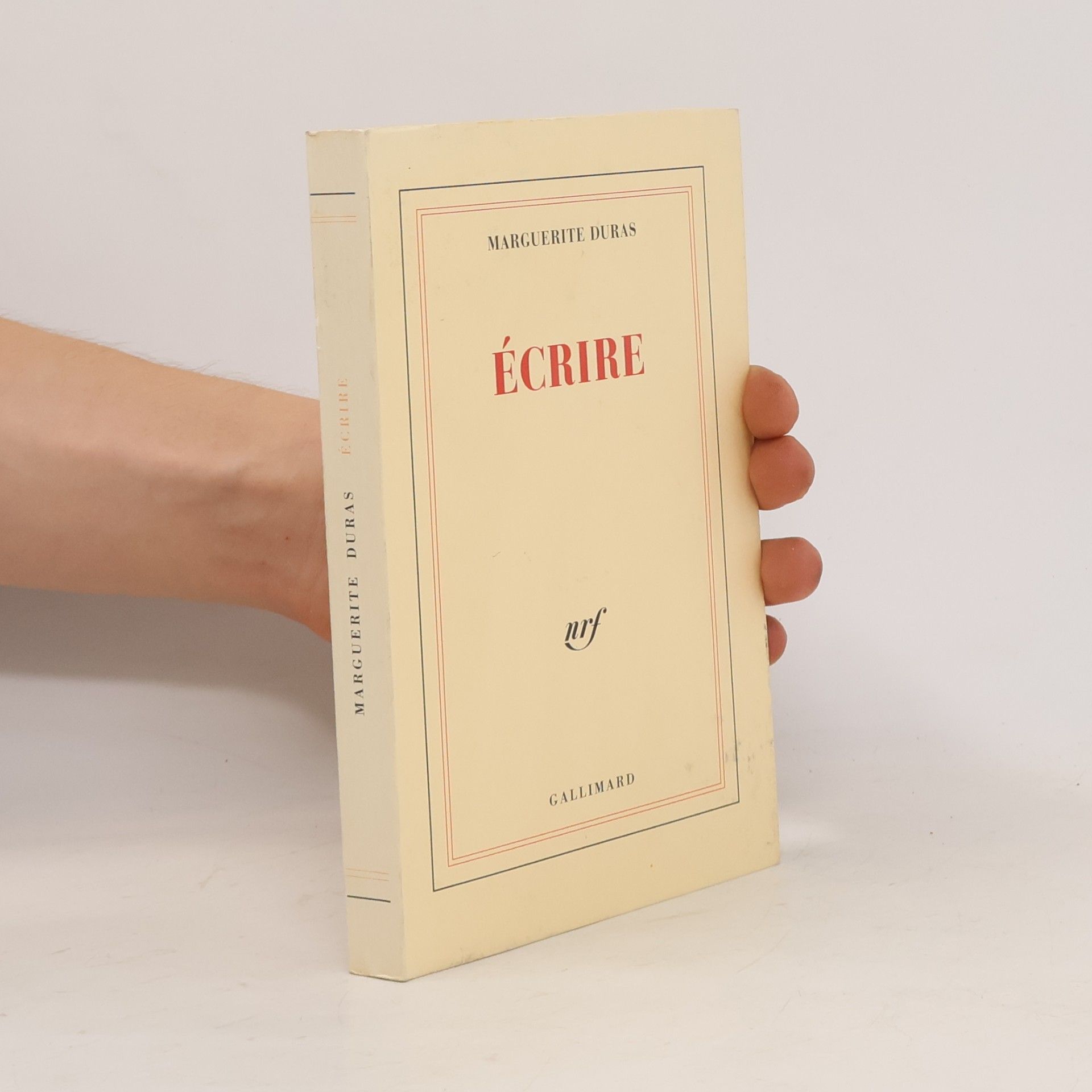 Marguerite Duras Ecrire