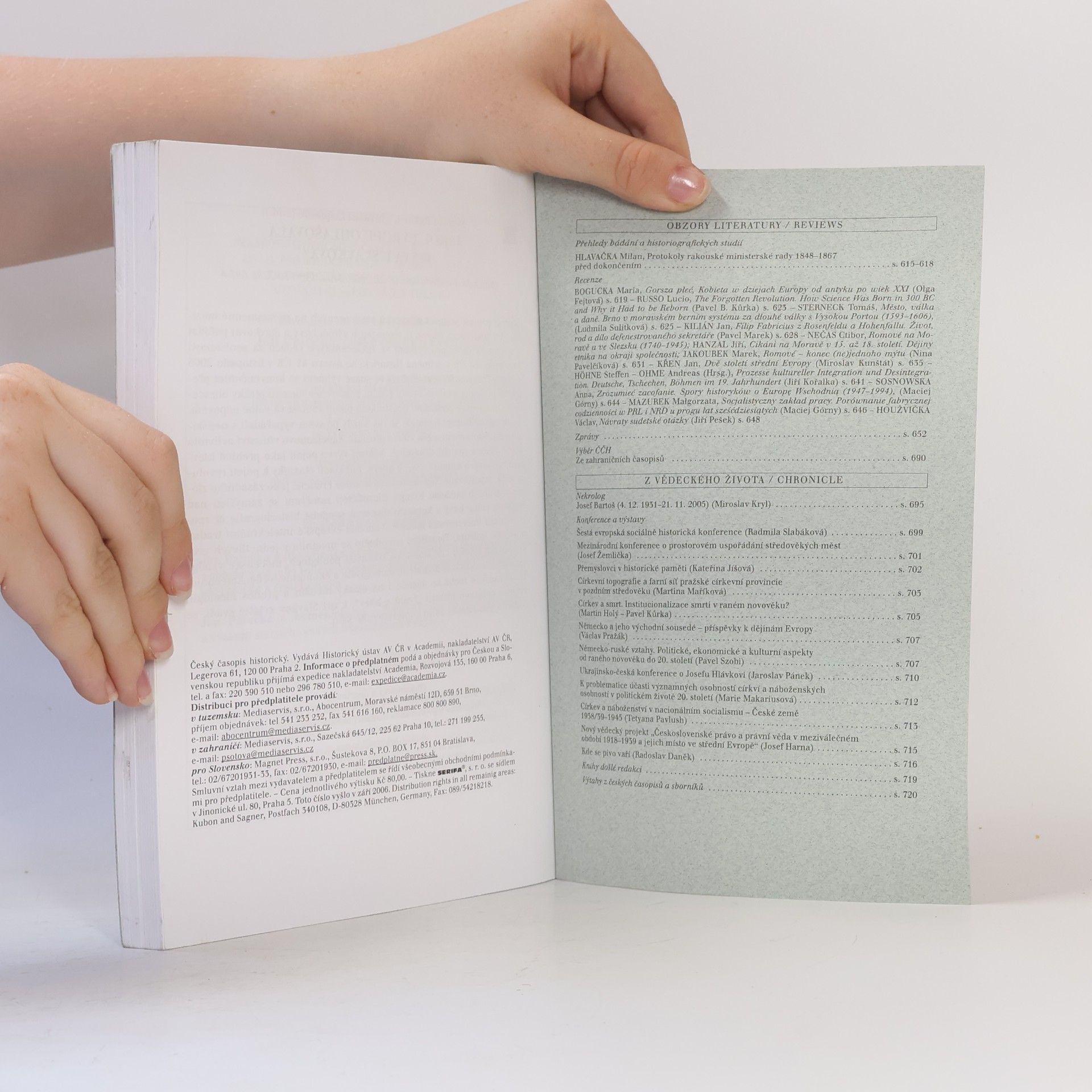 Autorenkollektiv Český časopis historický 5/2006