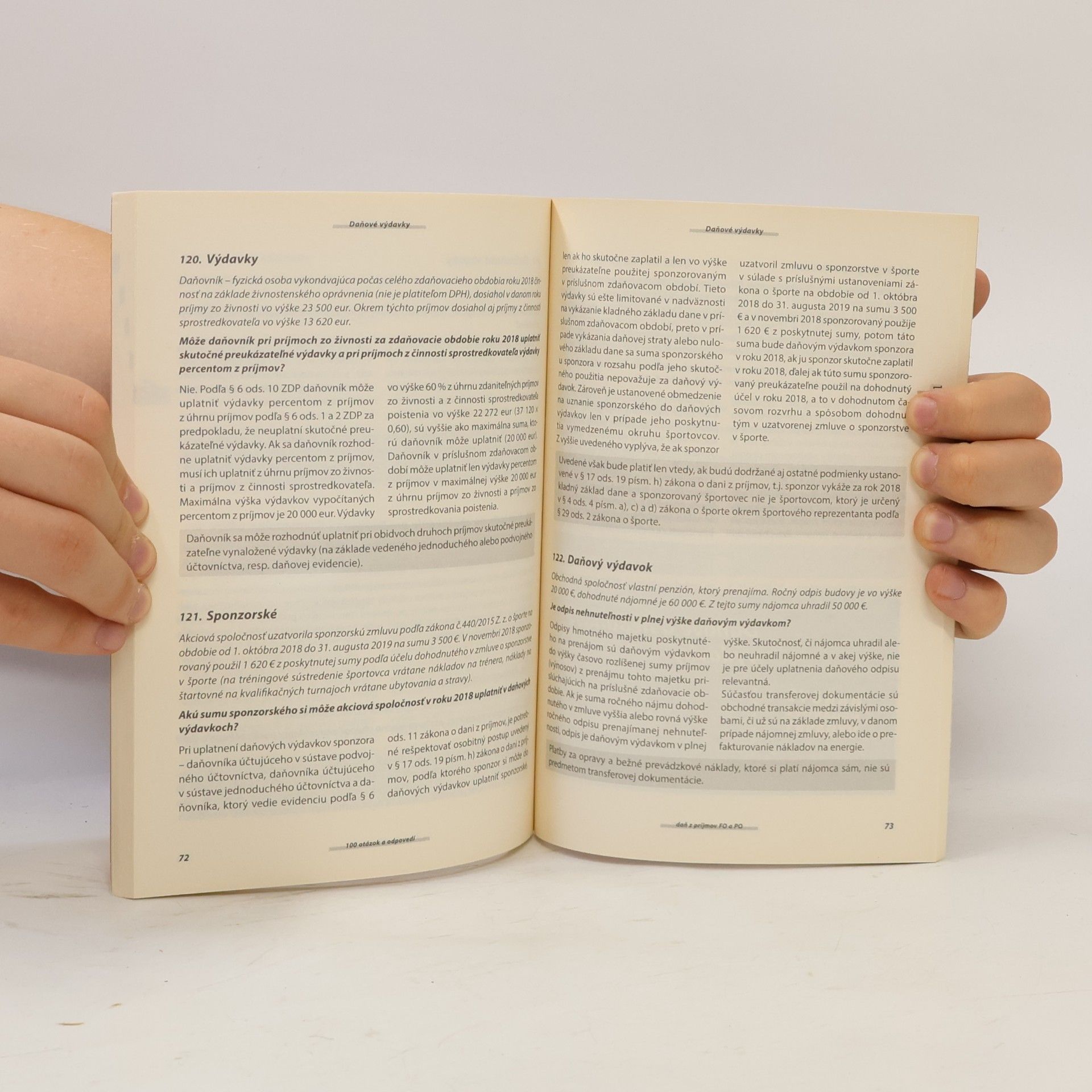 Autorenkollektiv 100 otázok a odpovedí - Daň z príjmov FO a PO