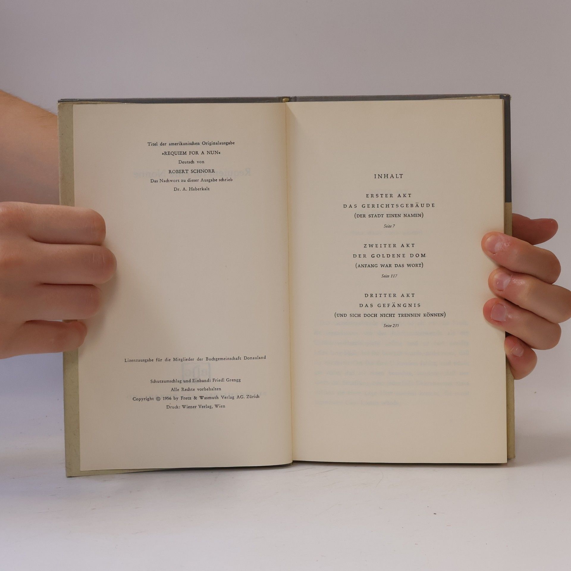 William Faulkner Requiem für eine Nonne