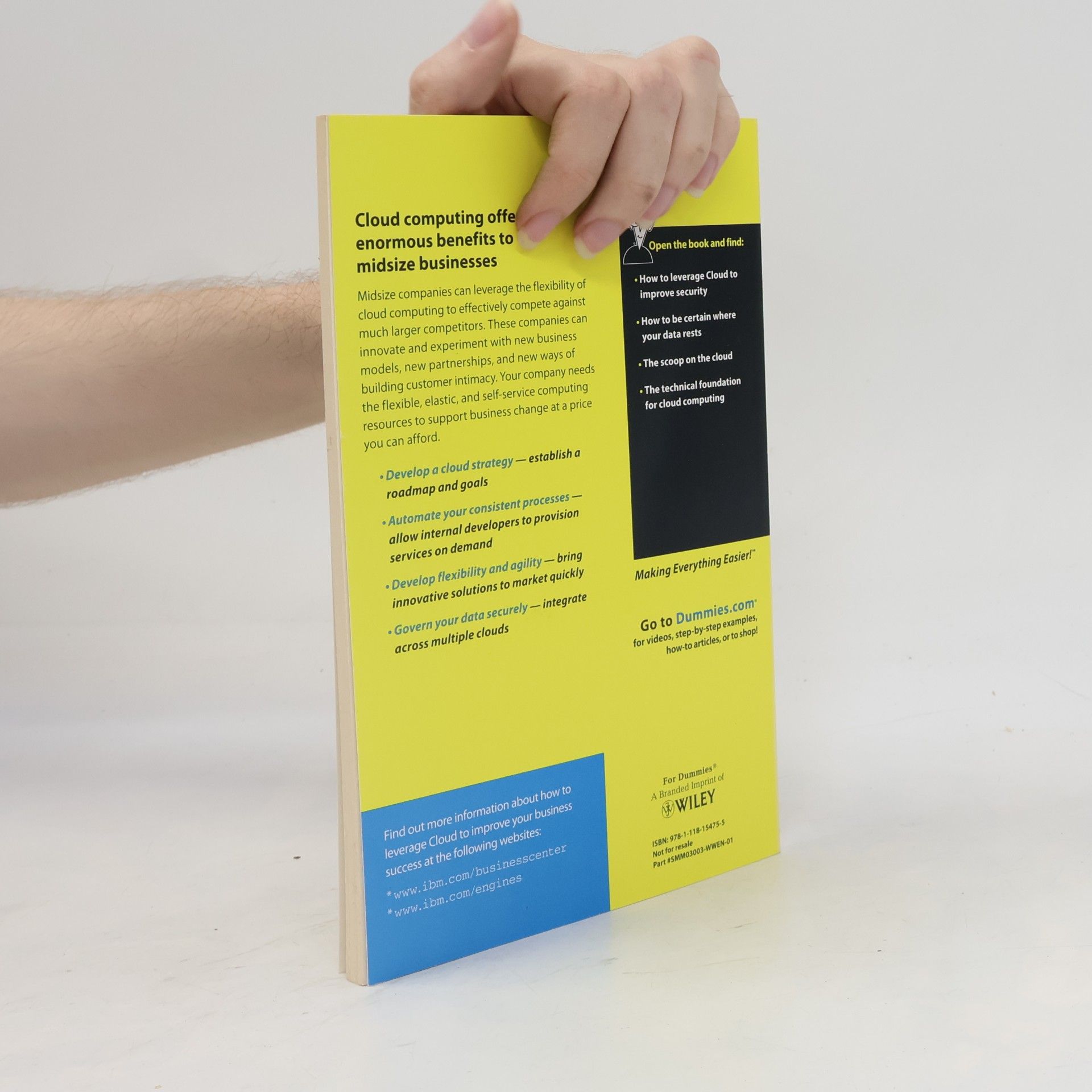 Judith Hurwitz Cloud for Dummies