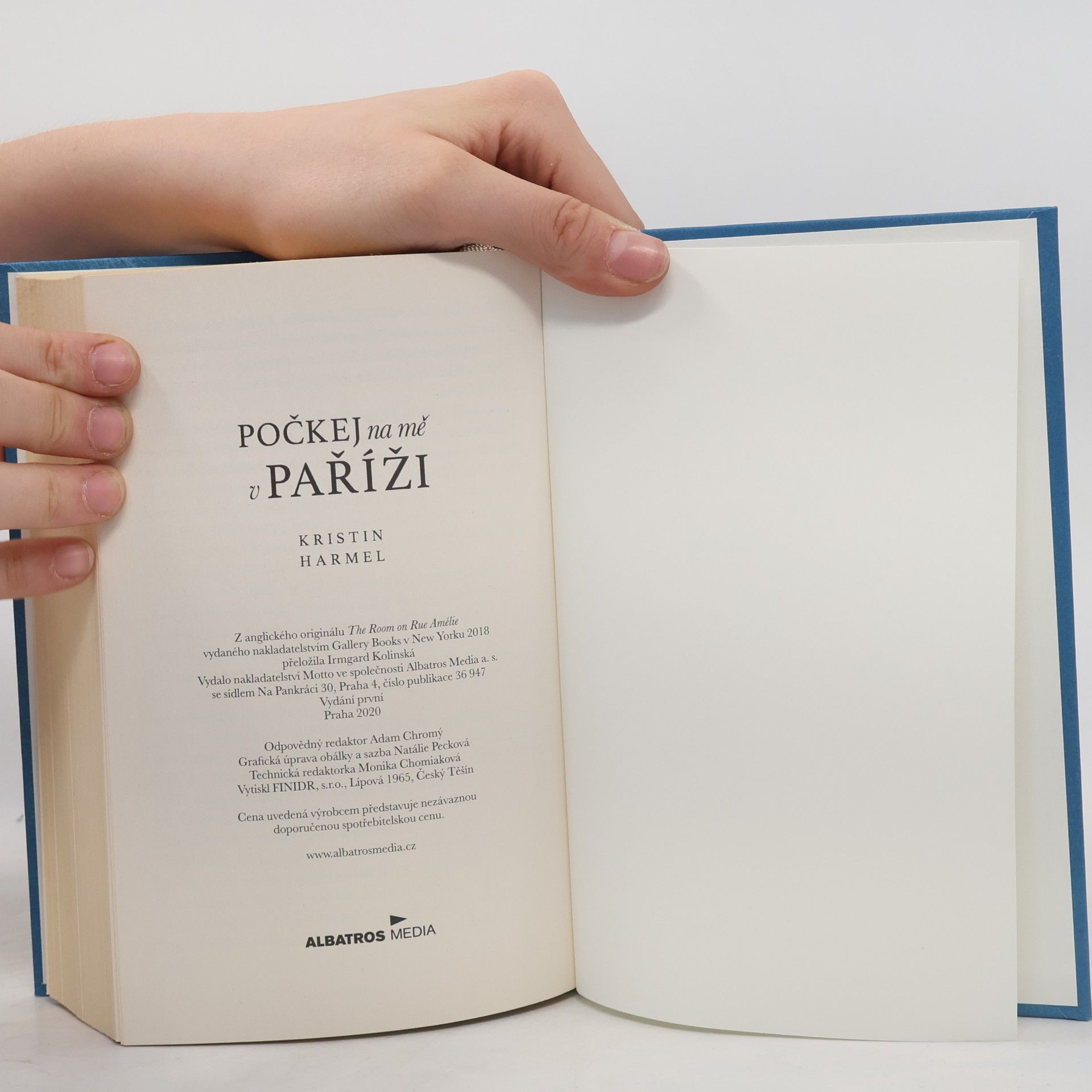 Kristin Harmel Počkej na mě v Paříži