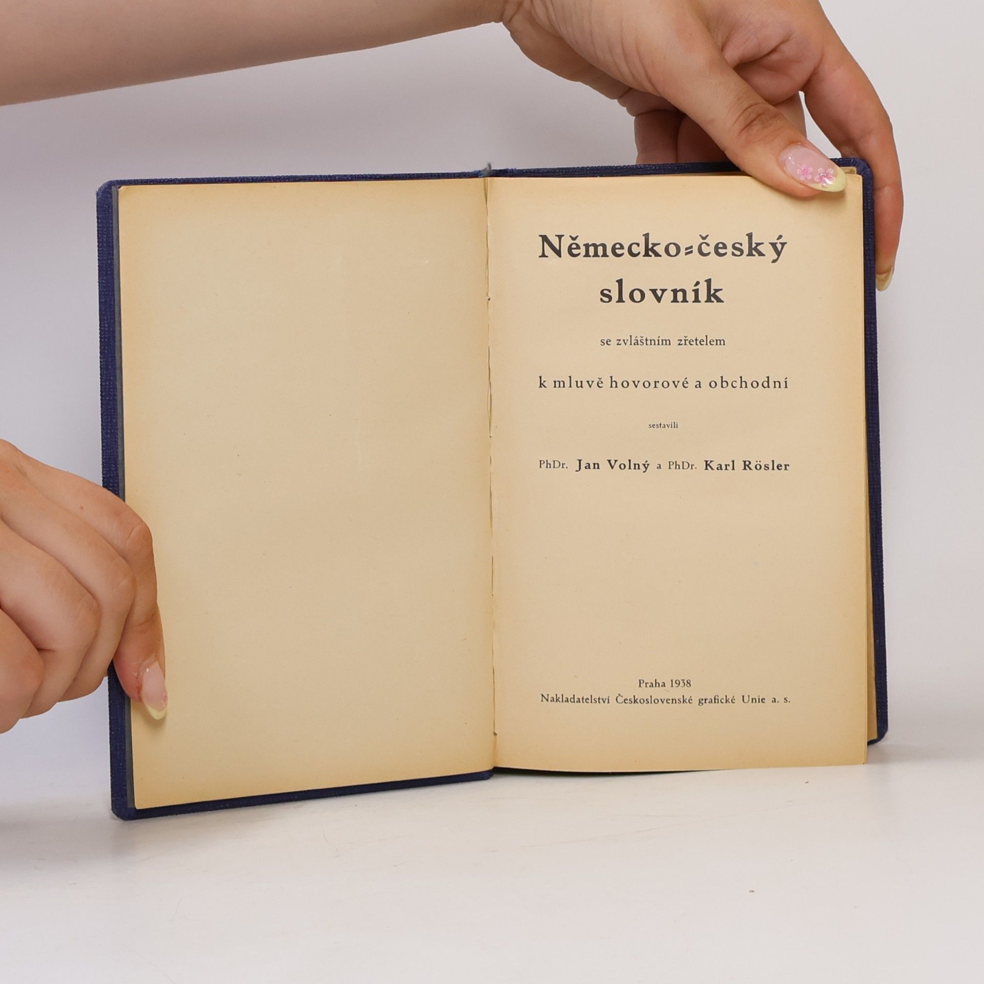 Karel Kumprecht Velký německo-český slovník Unikum