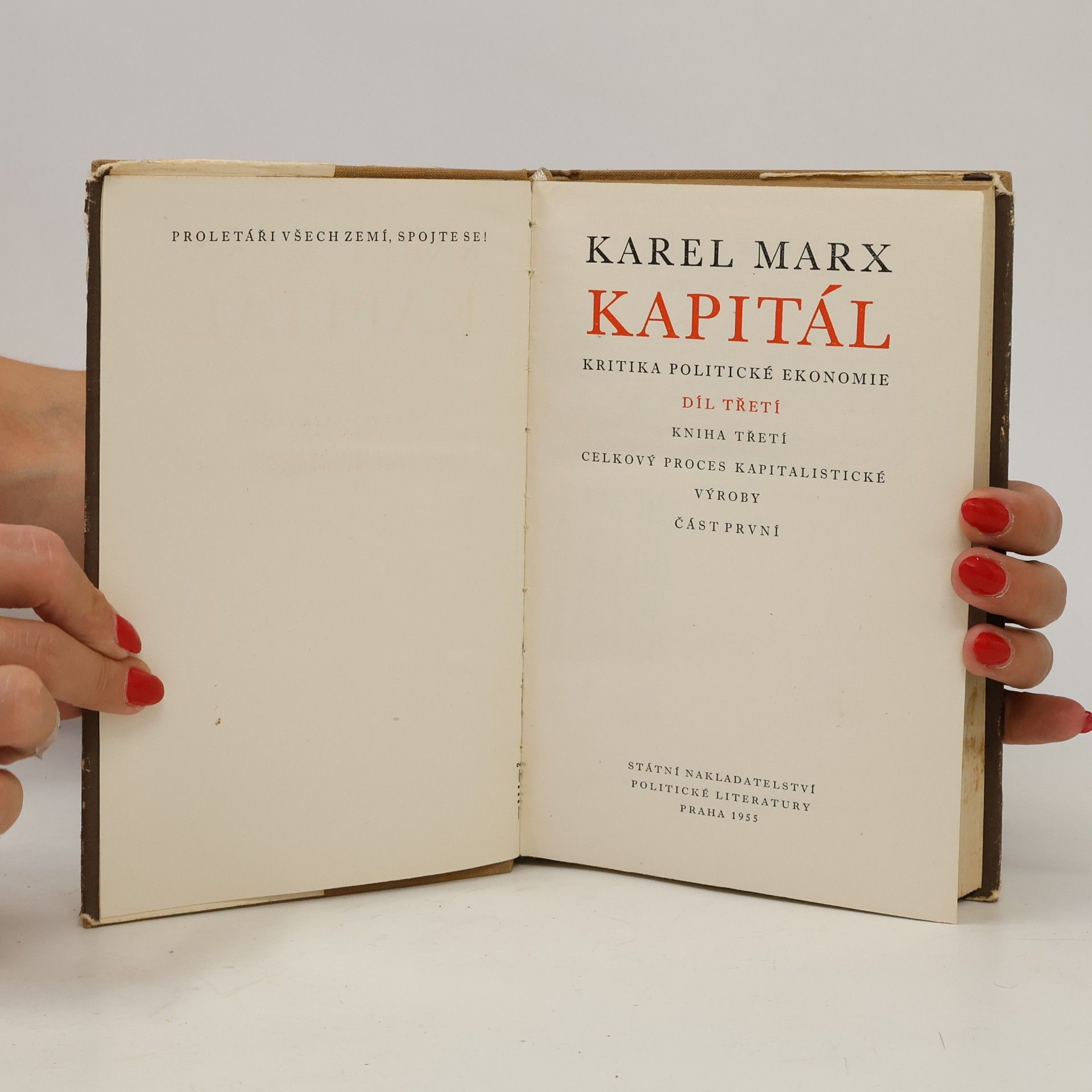 Karl Marx Kapitál III-1