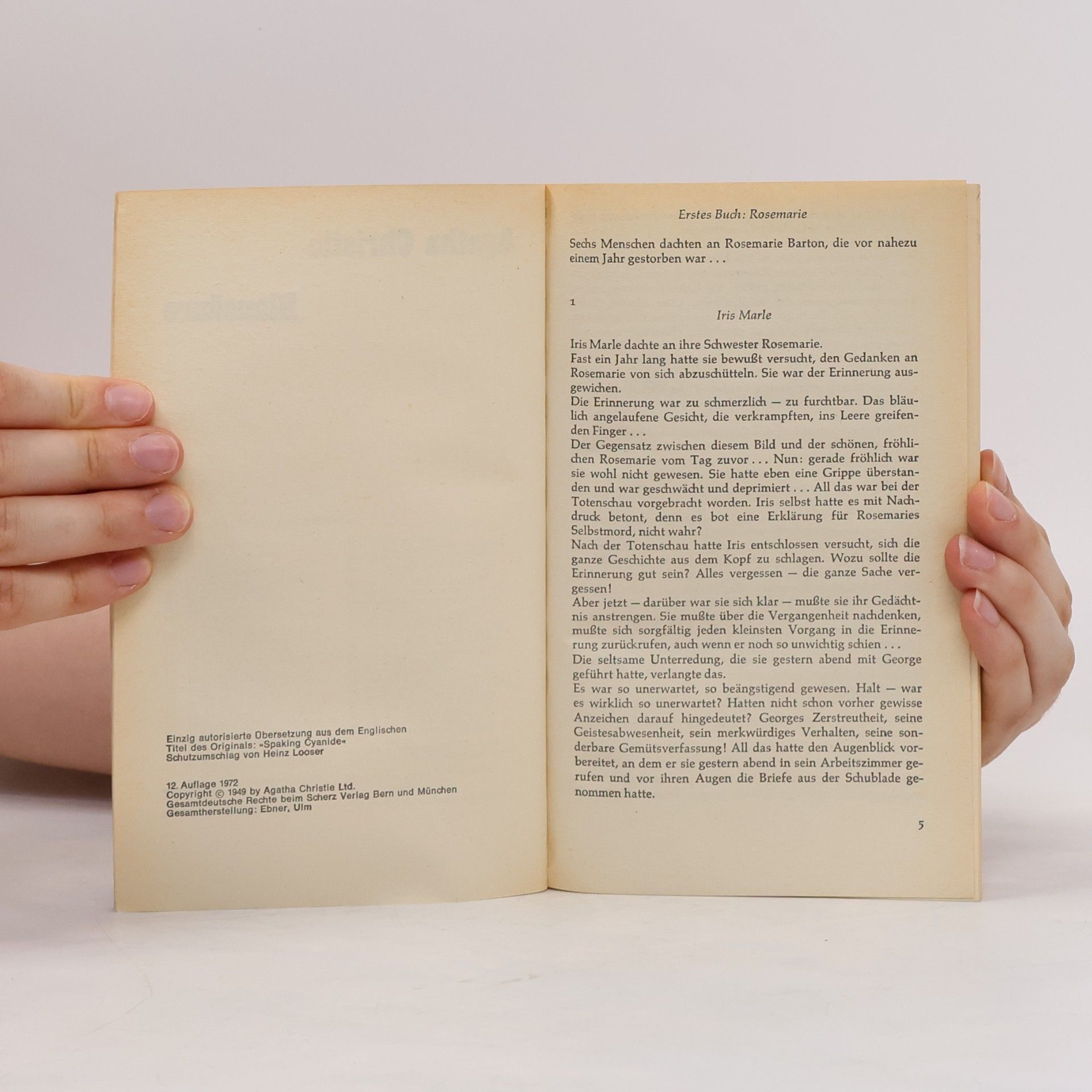 Agatha Christie Blausäure