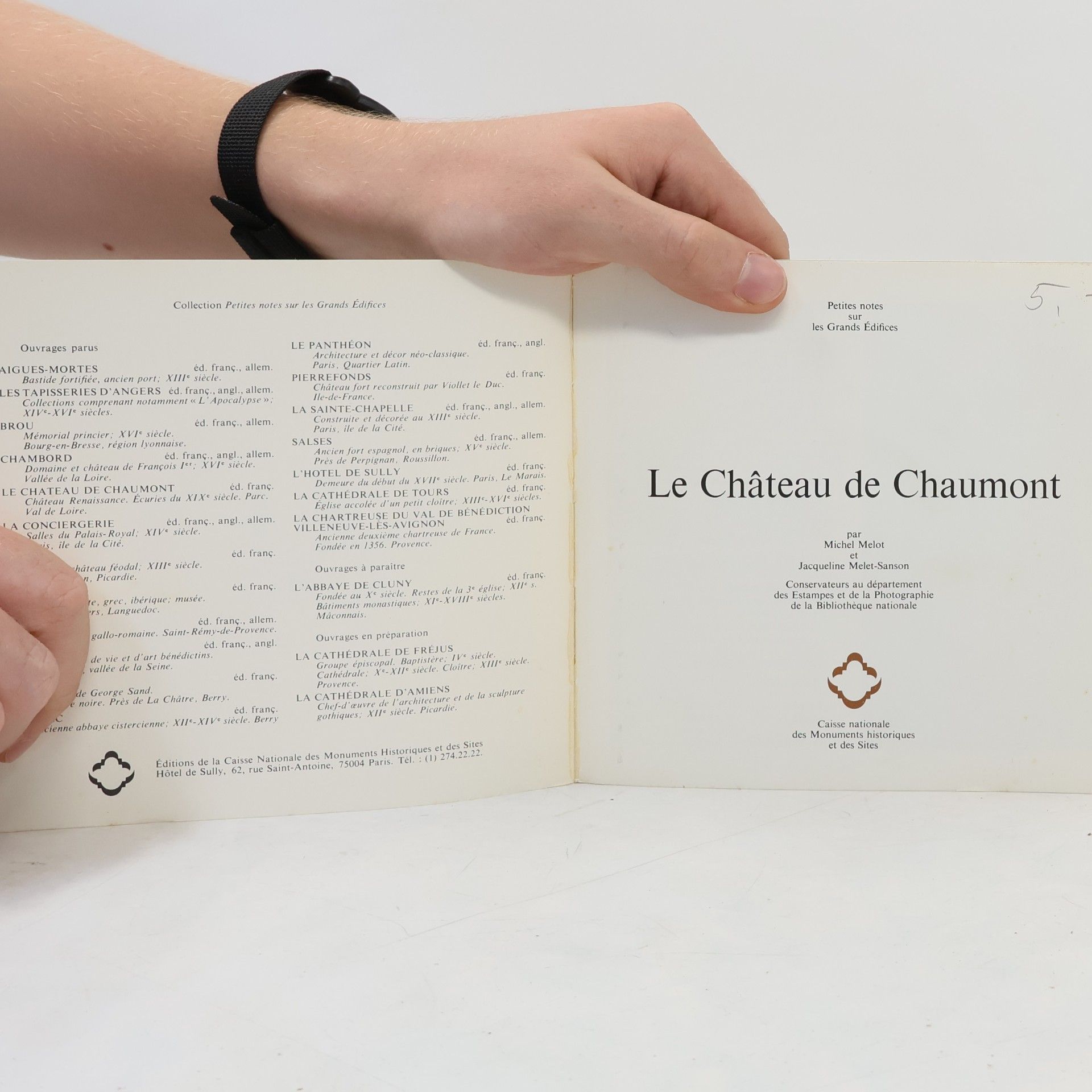 Michel Melot Le Château de Chaumont