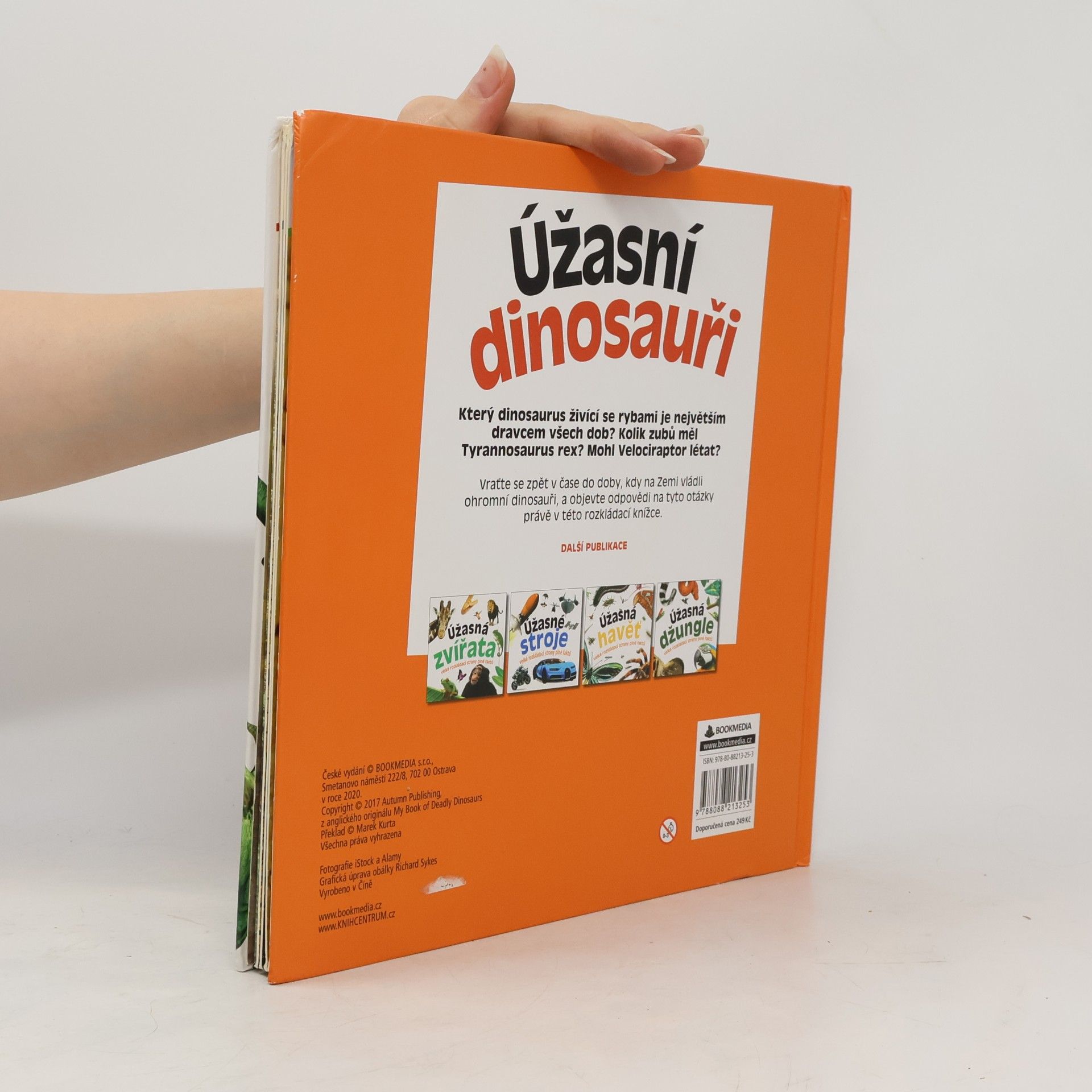 Marek Kurta Úžasní dinosauři : velké rozkládací strany plné faktů