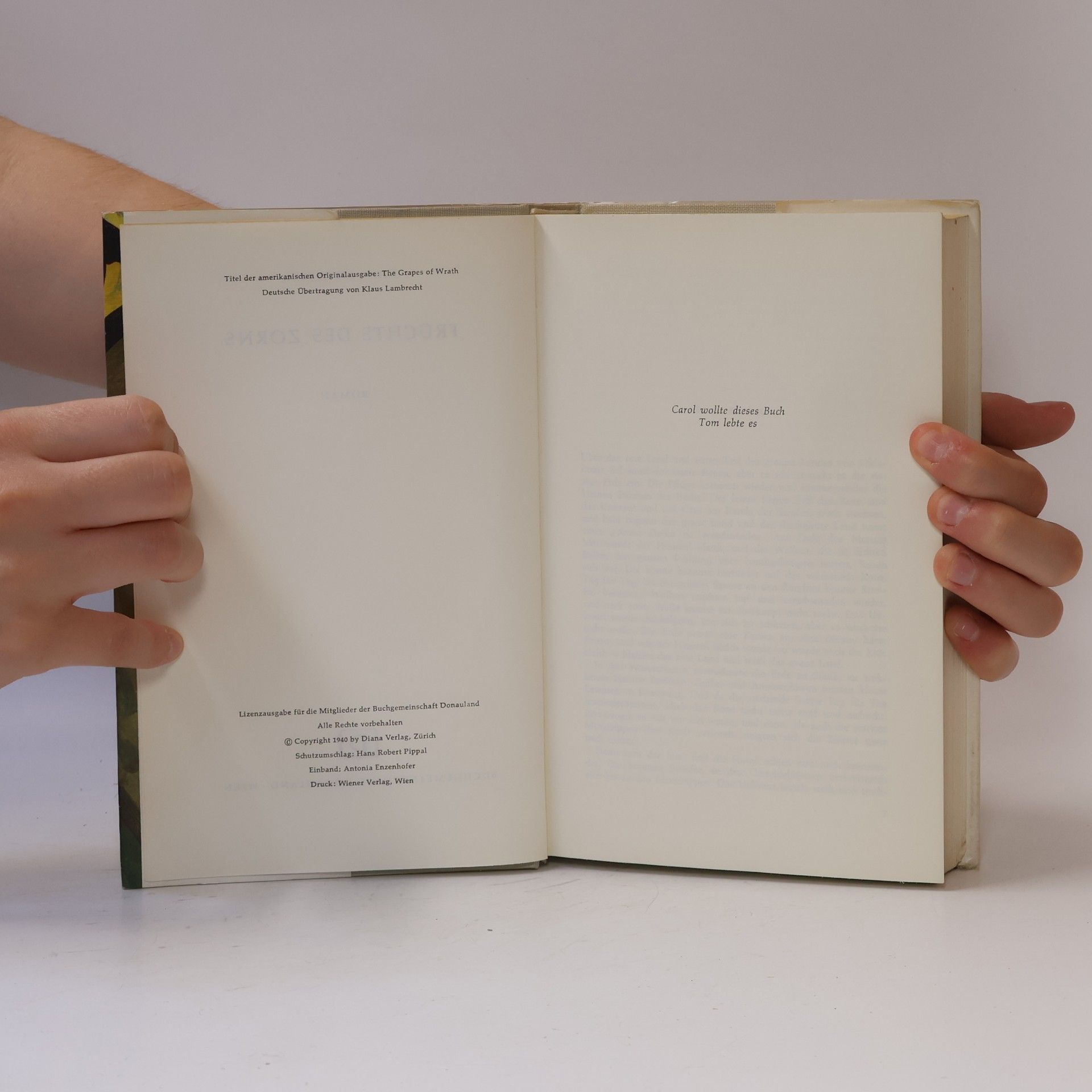 John Steinbeck Früchte des Zorns