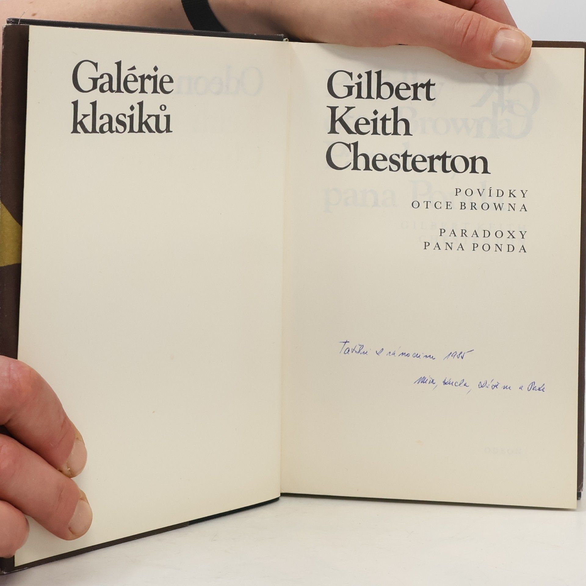 Gilbert Keith Chesterton Povídky otce Browna. Paradoxy pana Ponda