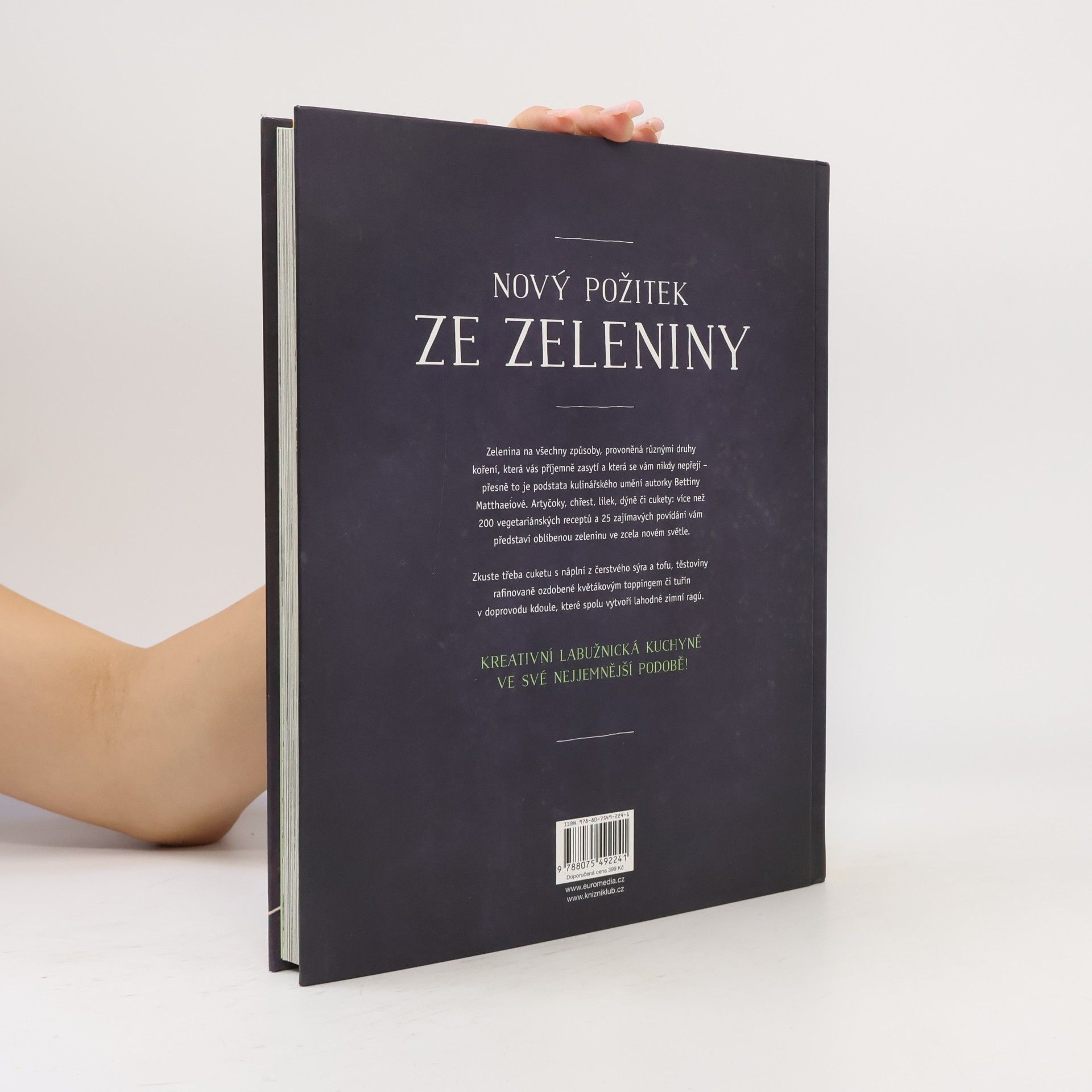 Bettina Matthaei Moderní vegetariánská kuchařka: nejlepší recepty bez masa na každý den