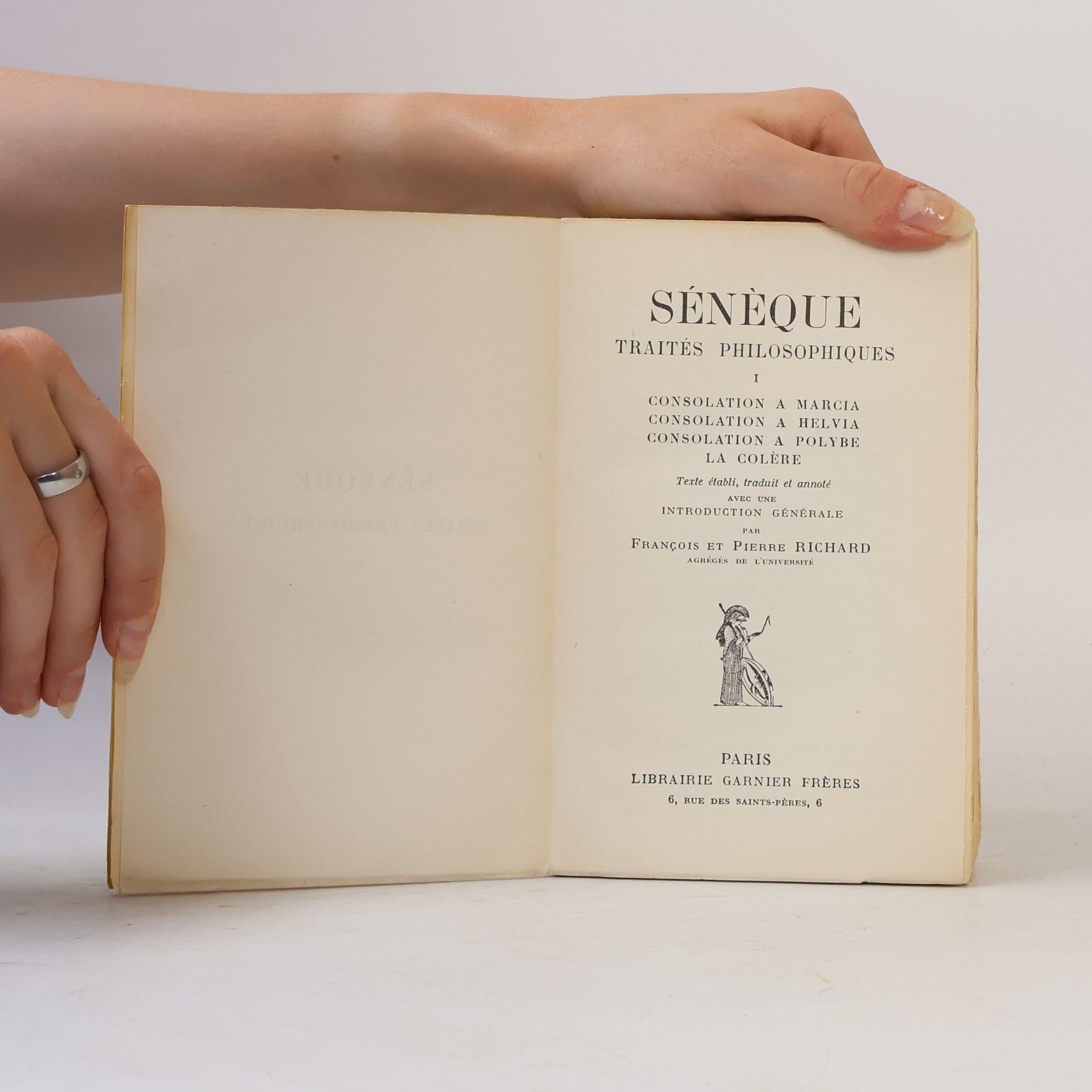 Lucius Annaeus Seneca Traités philosophiques 1