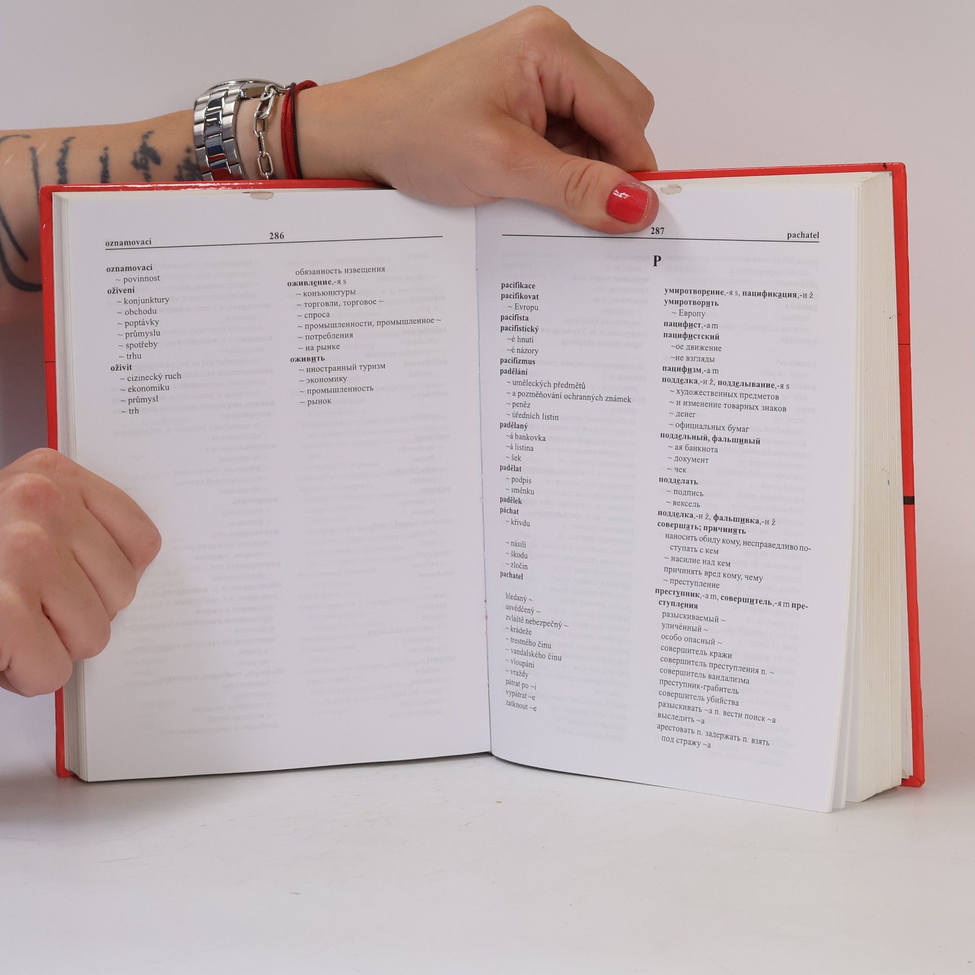 Marie Csiriková Odborný slovník česko-ruský z oblasti ekonomické, politické a právní