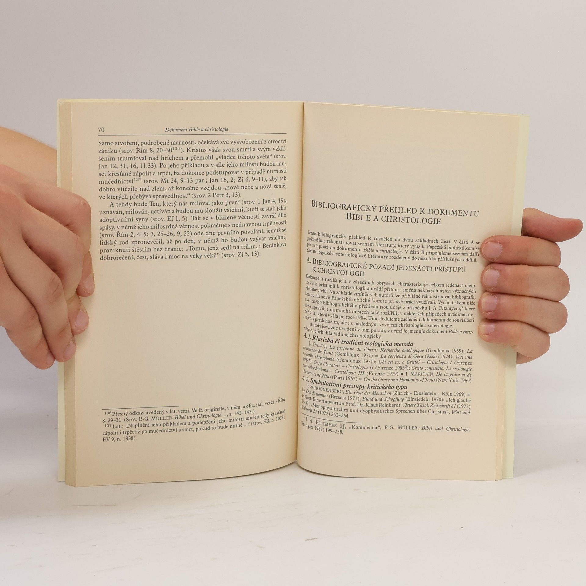 Papežská biblická komise Bible a christologie