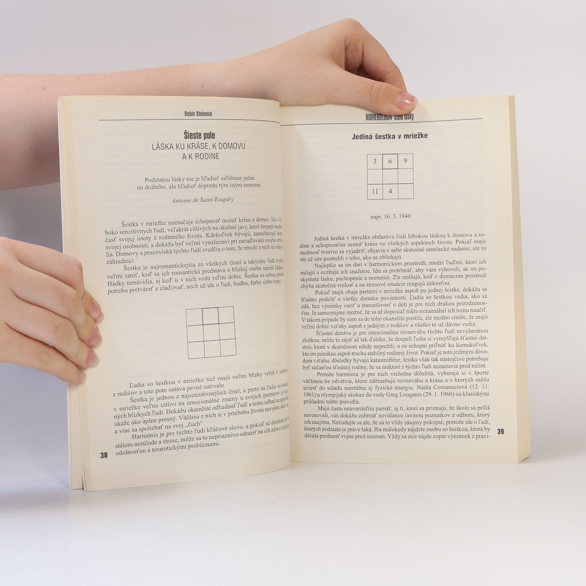 Robin Stein Numerológia: čísla lásky