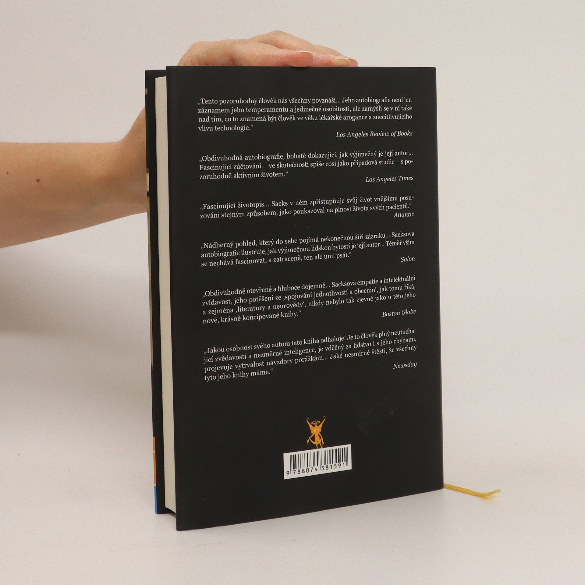 Oliver Sacks Život na cestě : autobiografie