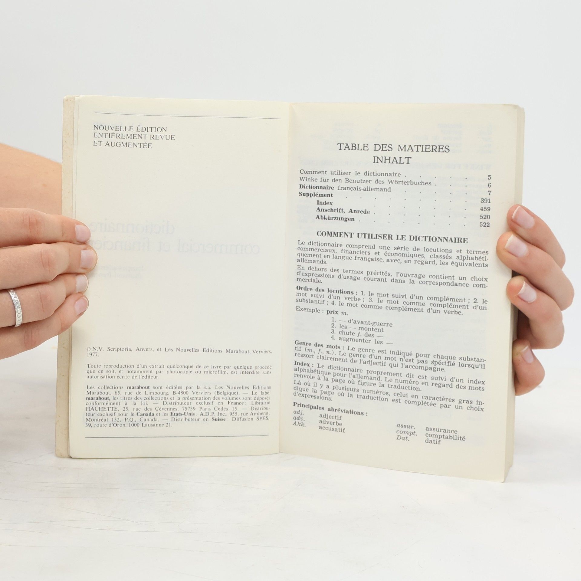 J. V. Servotte Dictionnaire commercial et financier