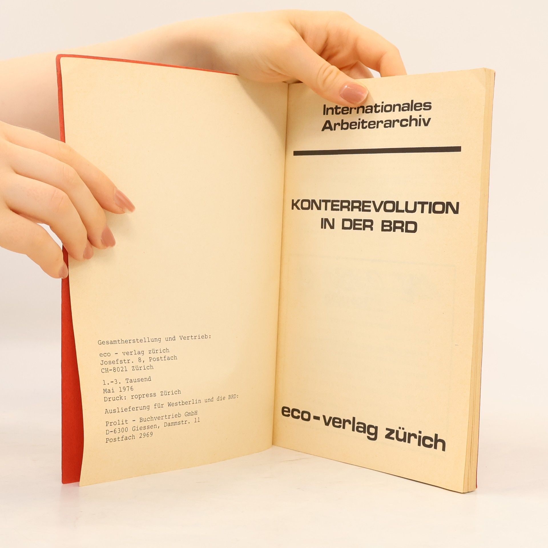 Autorenkollektiv Konterrevolution in der BRD
