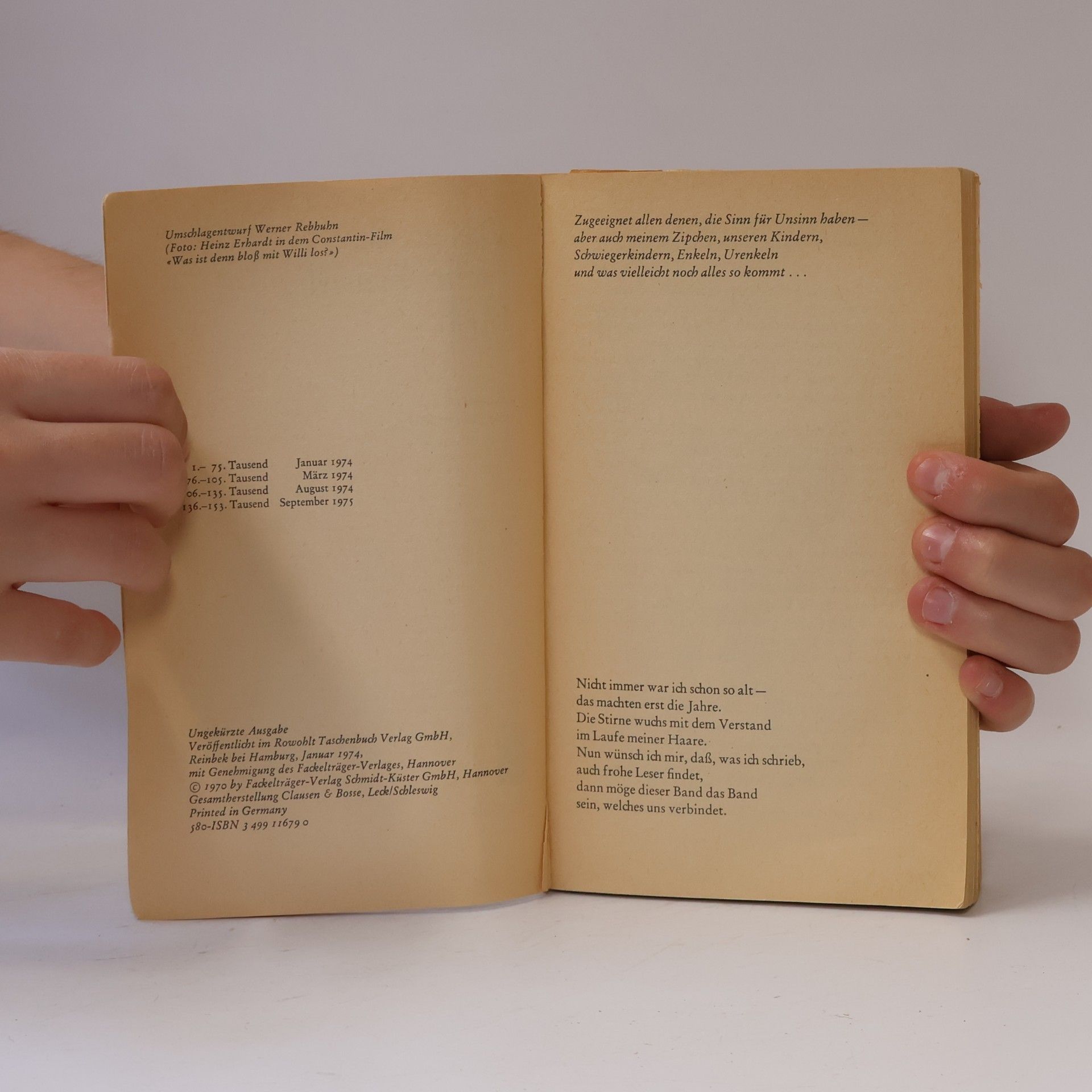 Heinz Erhardt Der große Heinz Erhardt Buch