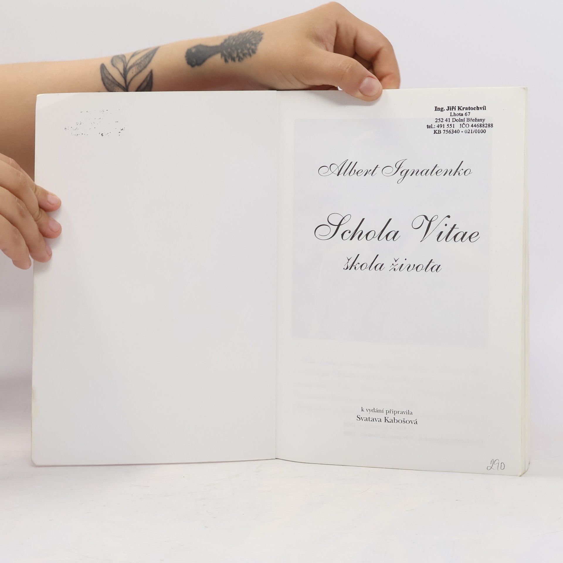 Albert Venediktovič Ignatenko Schola Vitae. Škola života